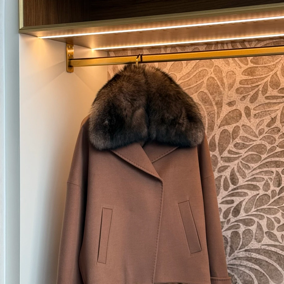 Kerri Fur Camel Gold