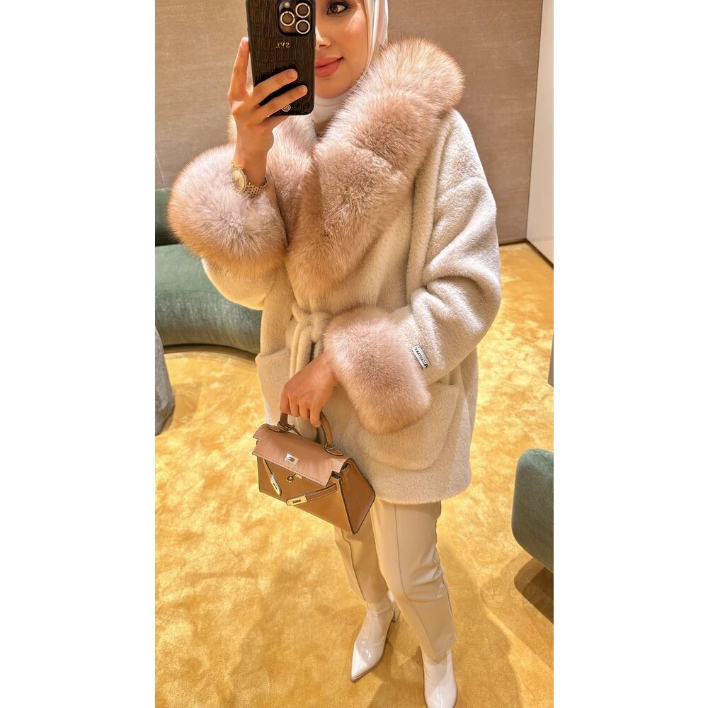 Alcantara Fur Beıge | Luxury Fur Collectıon