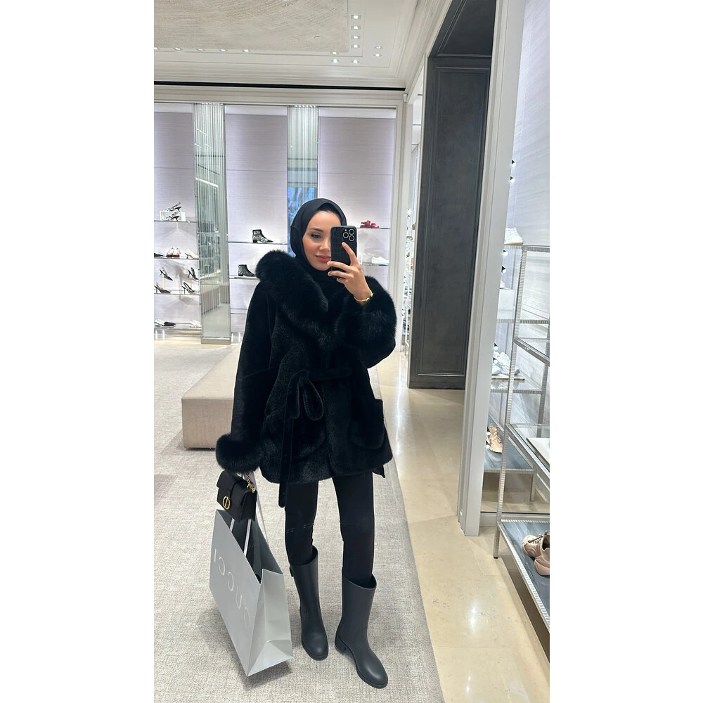 Alcantara Fur Black |Luxury Leather Fur Collectıon