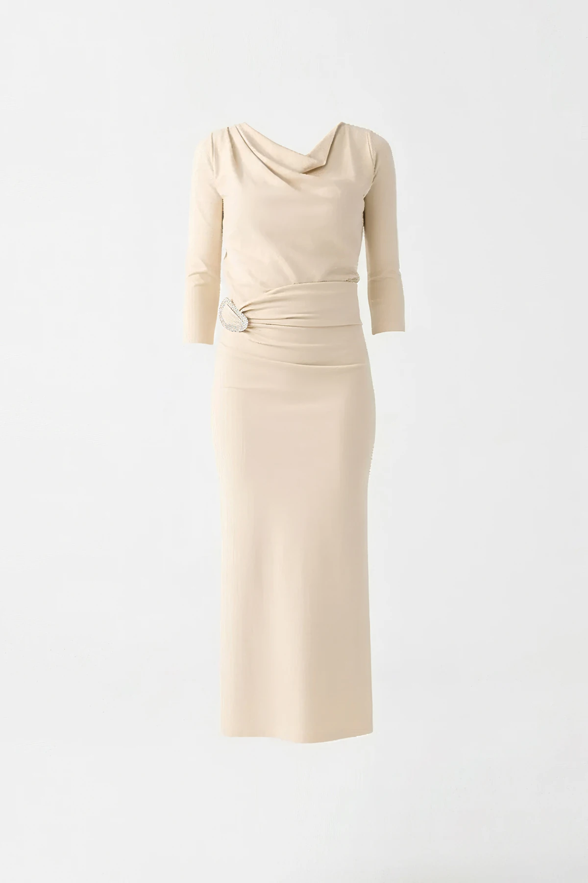 Taşlı aksesuarlı örme takım EL-2721