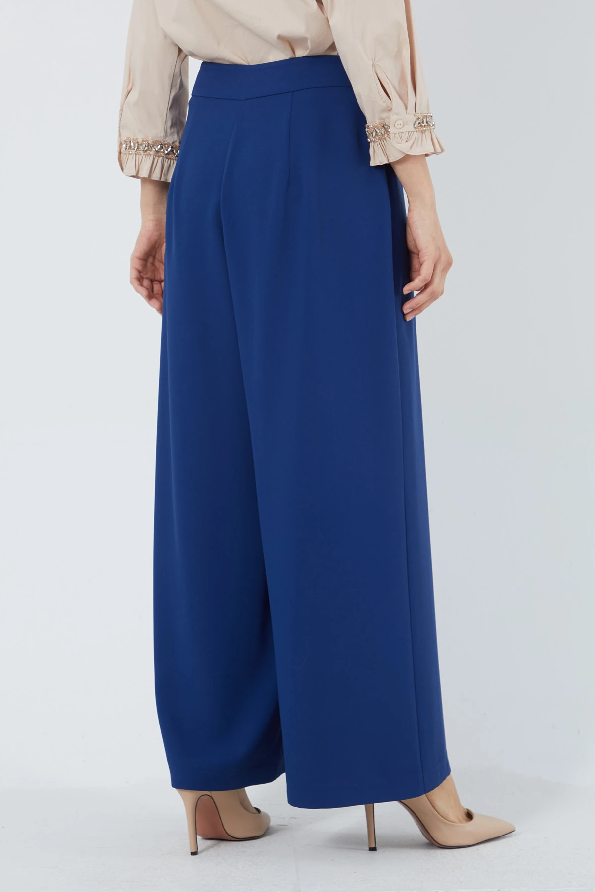 Bel zincir detaylı pantolon EL-1108