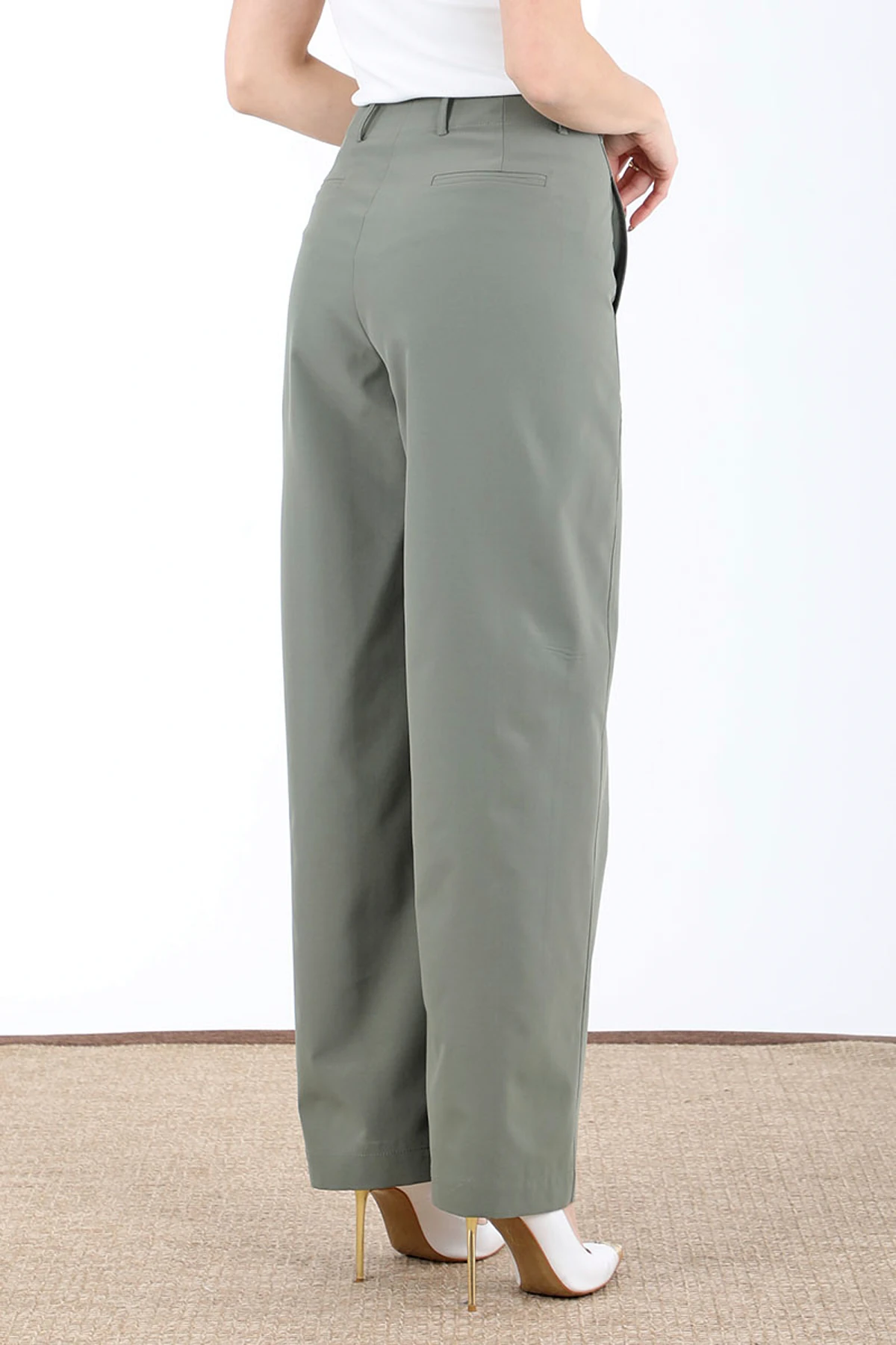 Pamuk pantolon EL-1174 - HAKİ