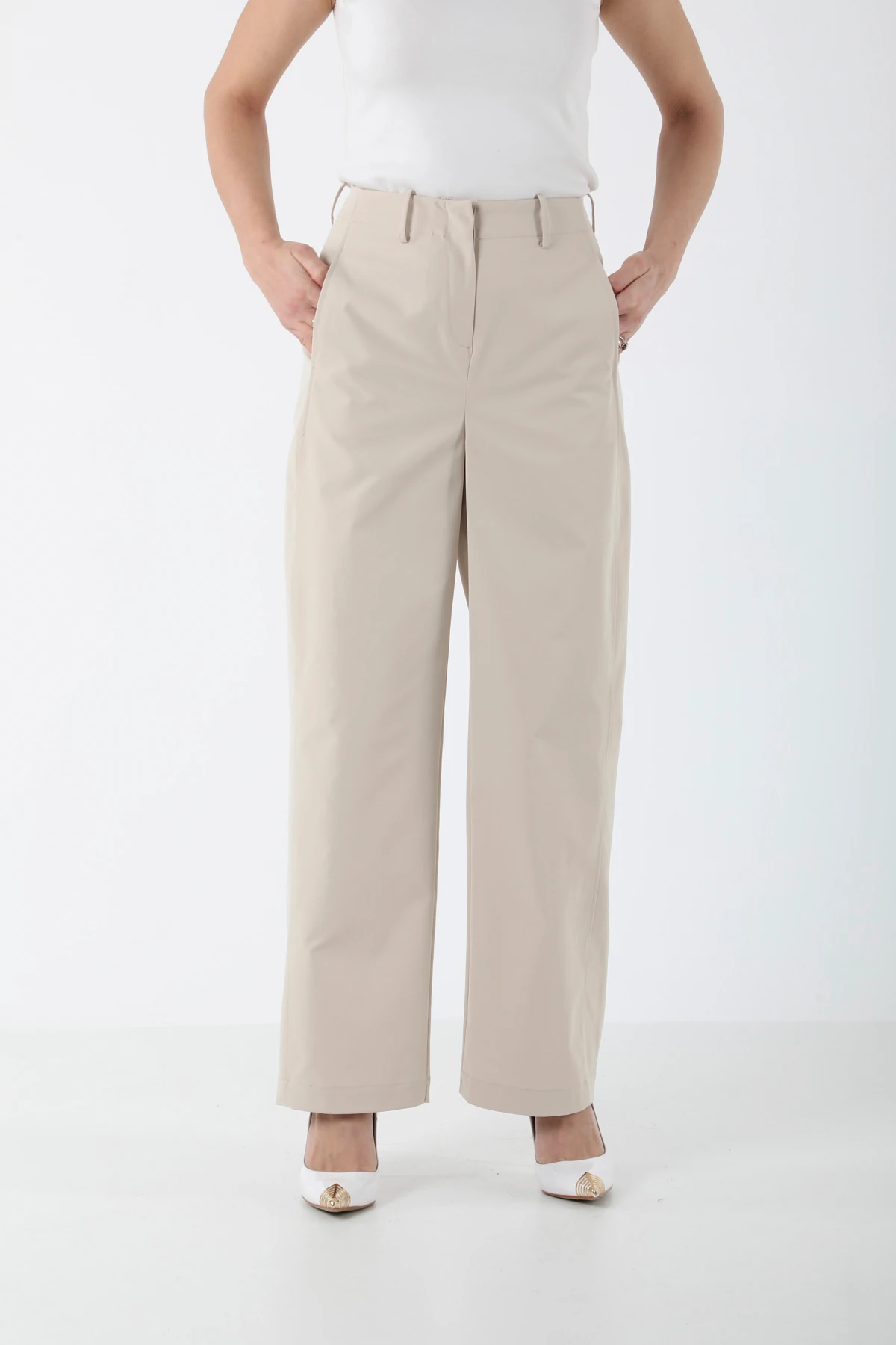 Pamuk pantolon EL-1174 - BEJ