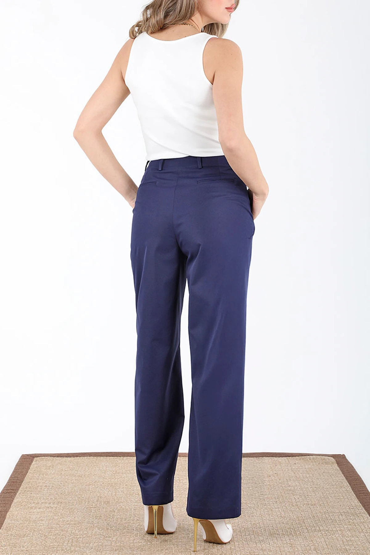 Pamuk pantolon EL-1174 - LACİVERT