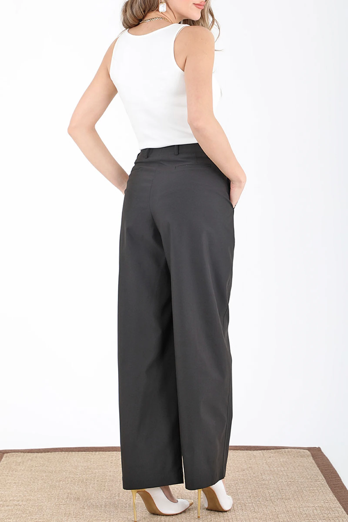 Pamuk pantolon EL-1174 - SİYAH