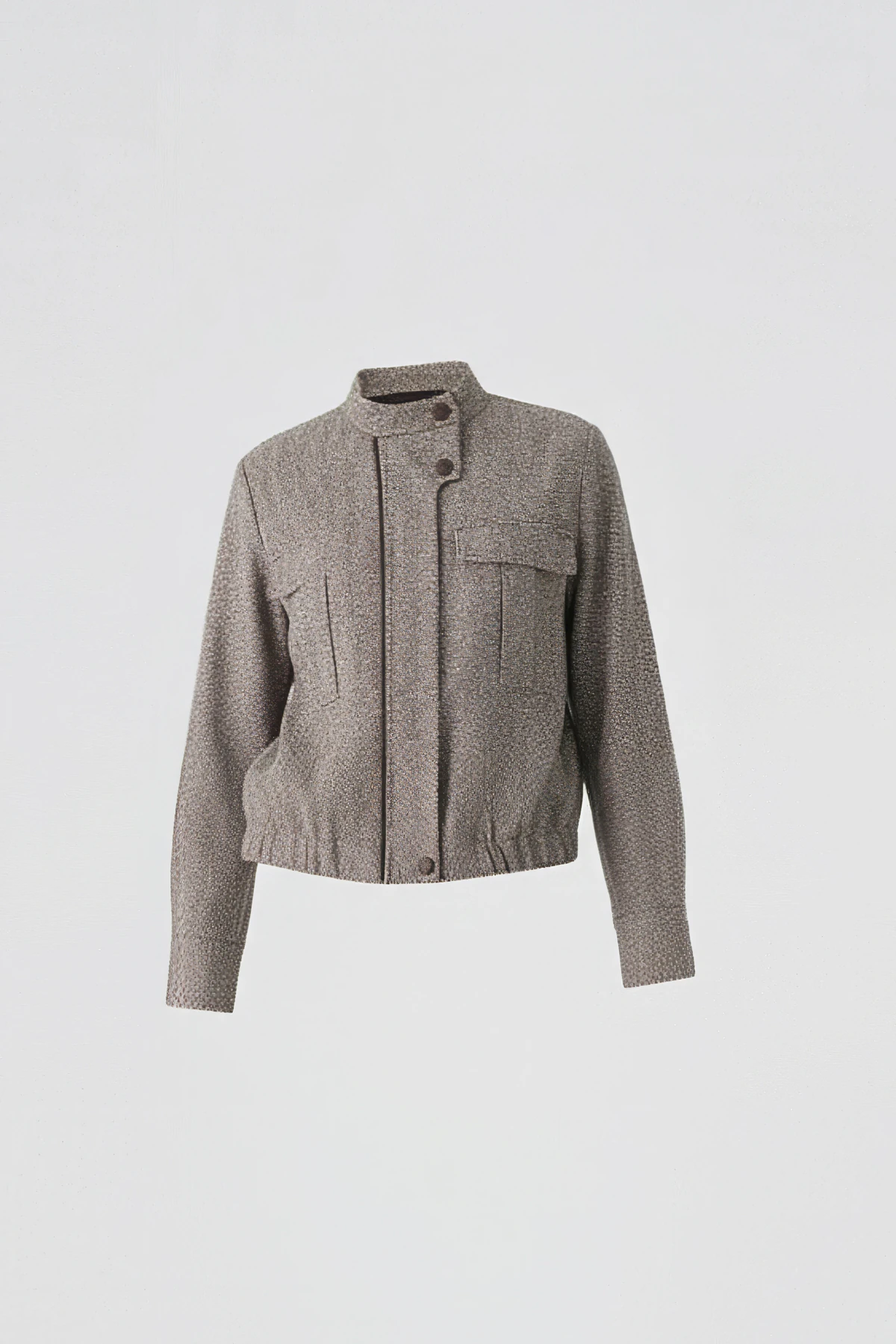 Deri biyeli poliviskon mont-deri pantolon takım EL-2766