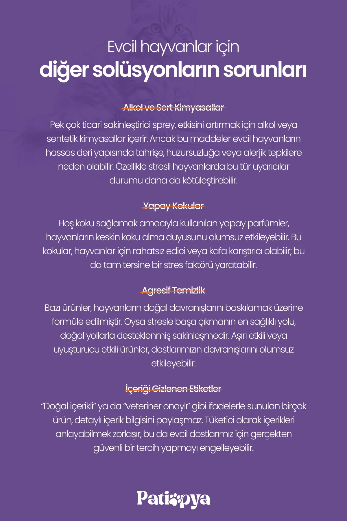 Kedi Sakinleştirici Stres Giderici Sprey 120ml