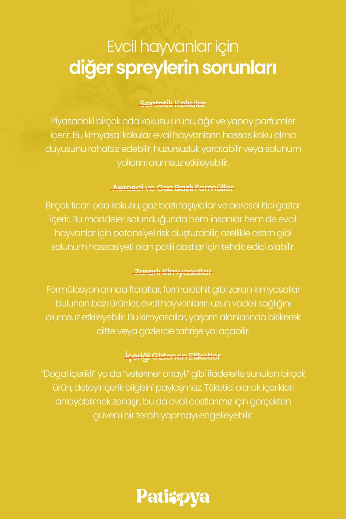 Kedi Kumu Ve Tuvaleti Koku Giderici Oda Parfümü