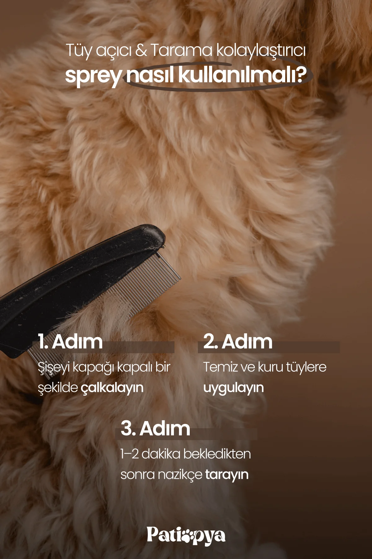 Tüy Kıtık Açıcı Sprey Hindistan Cevizi Özlü 120ml