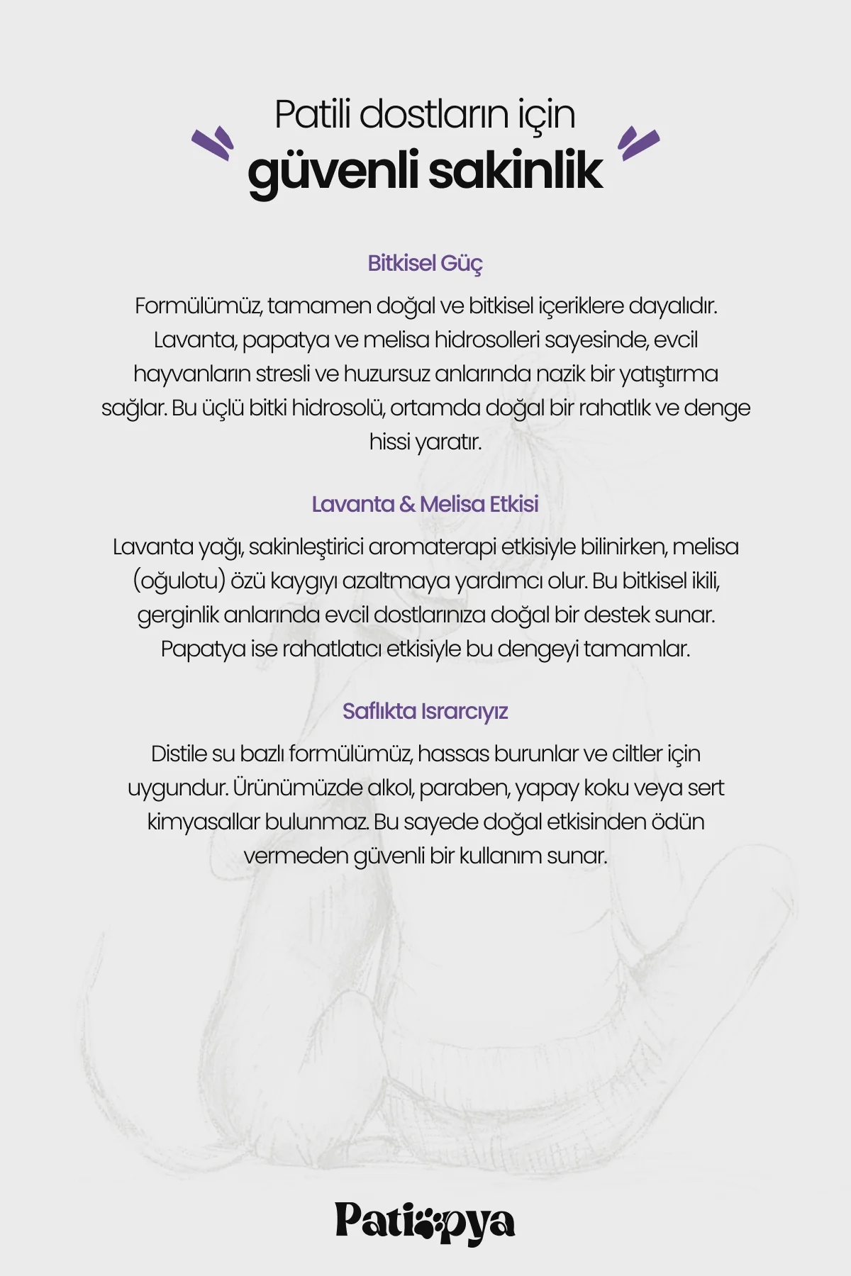 Kedi Sakinleştirici Stres Giderici Sprey 120ml