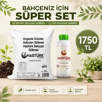 Ayın Kampanyası 20 Kg Katı Solucan Gübresi + 1 Lt Sıvı Solucan Gübresi