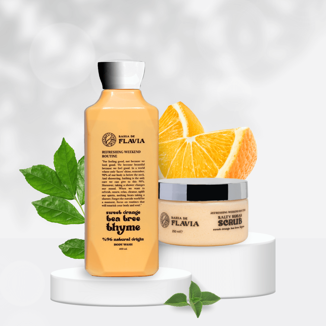 TAZELEYİCİ DUŞ JELİ VE PEELİNG