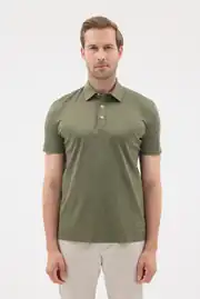 Polo Yaka %100 Pamuk Merserize Erkek T-Shirt