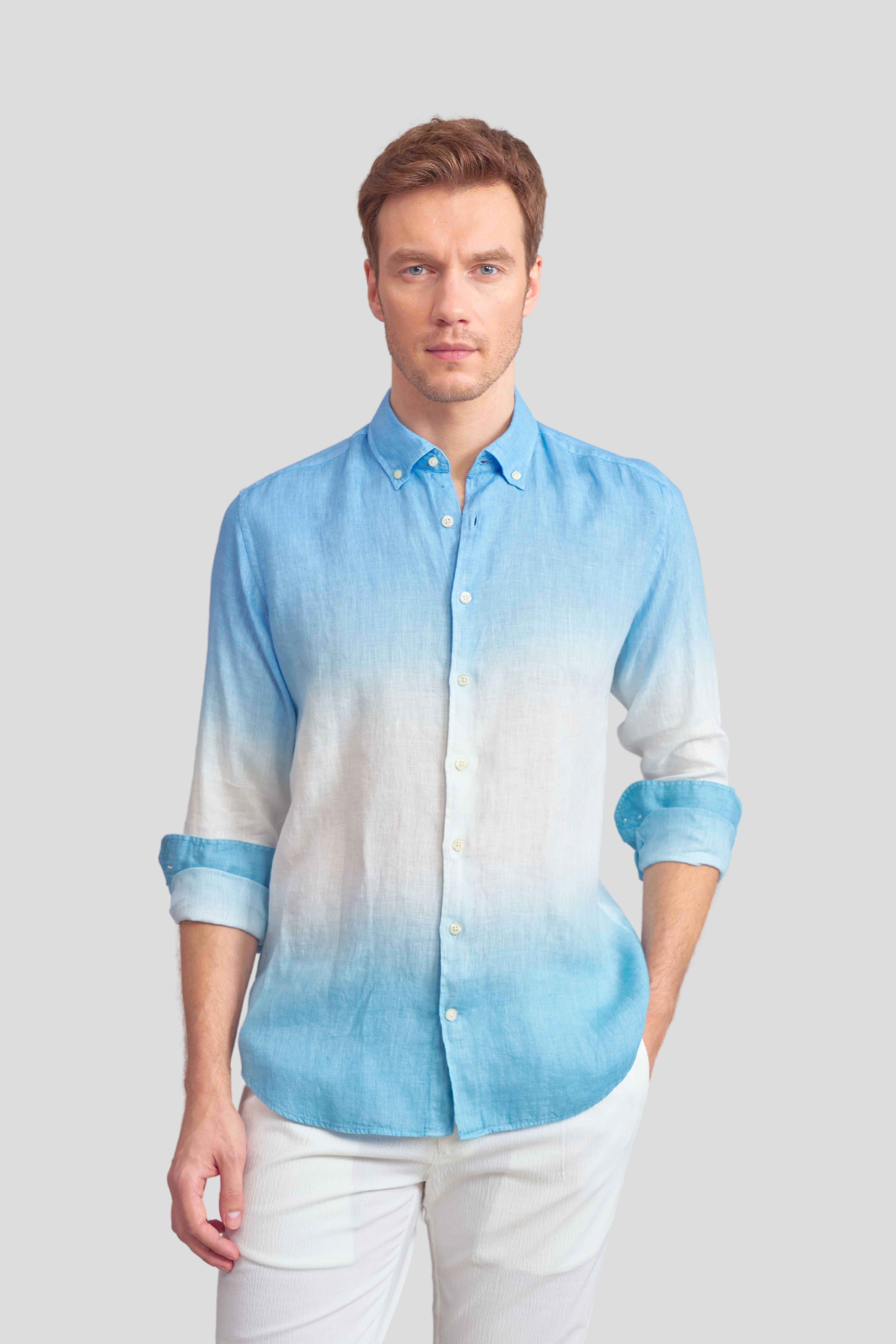Batik Comfort Fit %100 Keten Gömlek