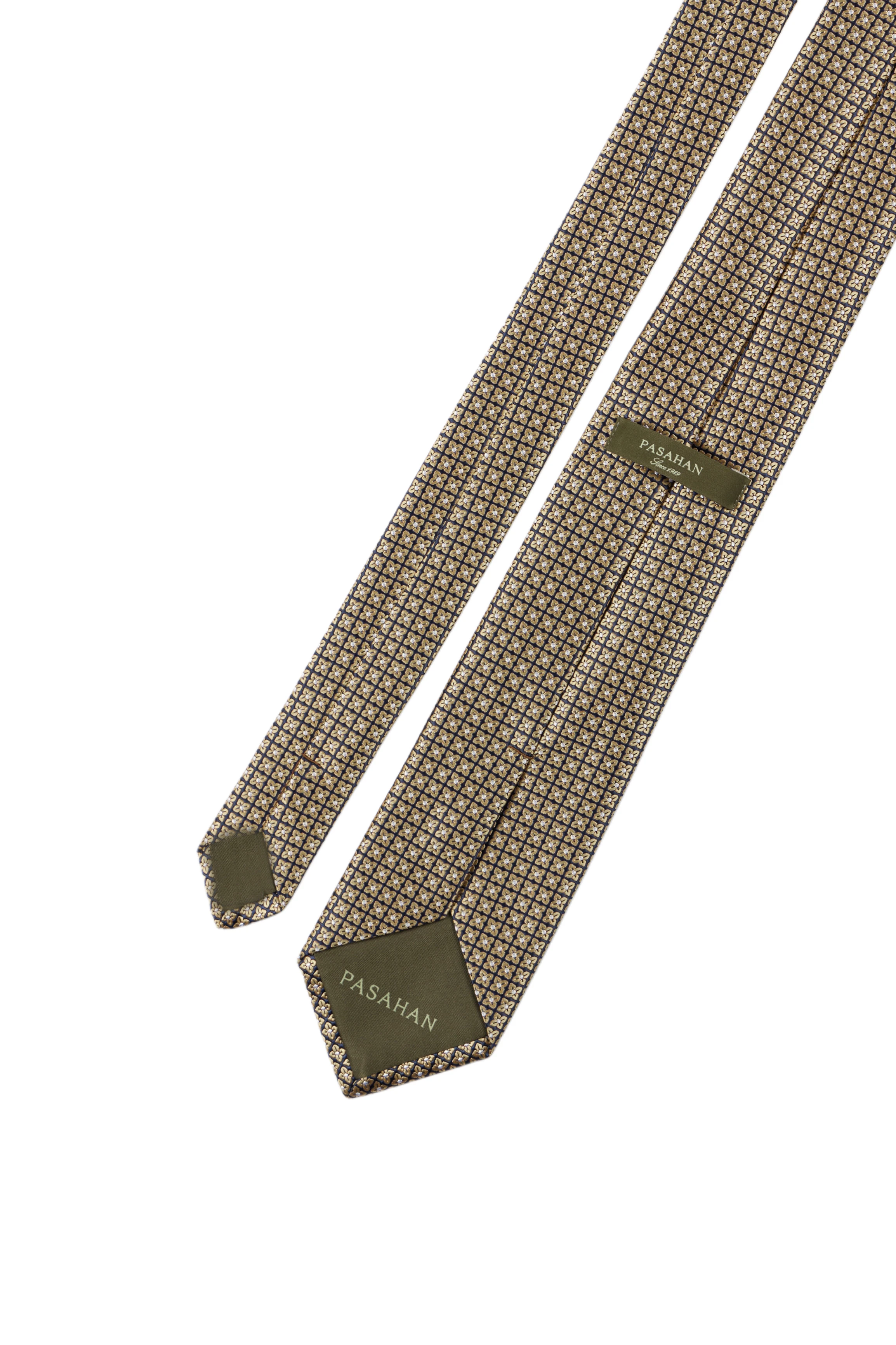 Yoğun Çiçek Desenli Kravat