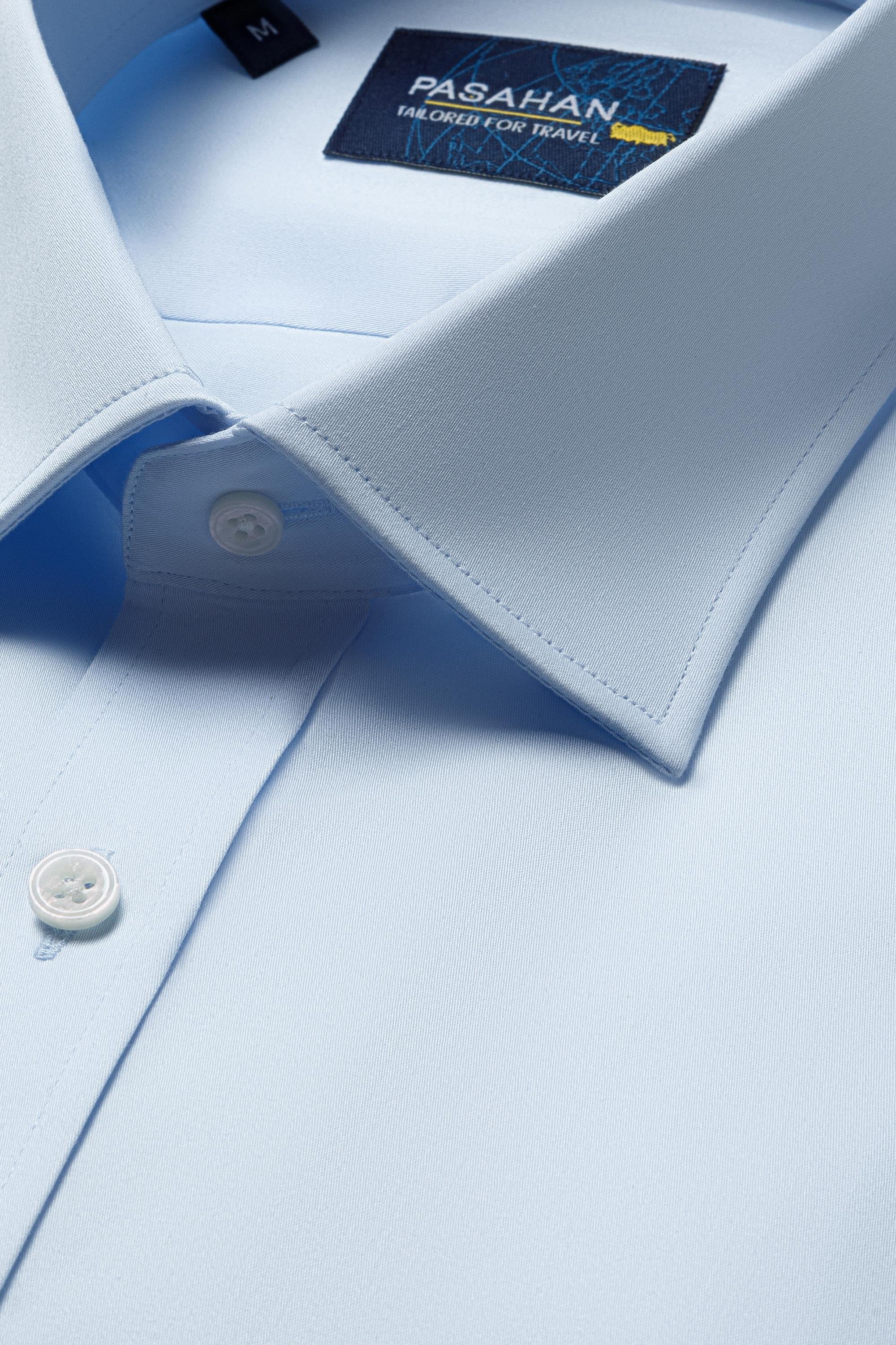 Klasik Slim Fit Gömlek - Açık Mavi