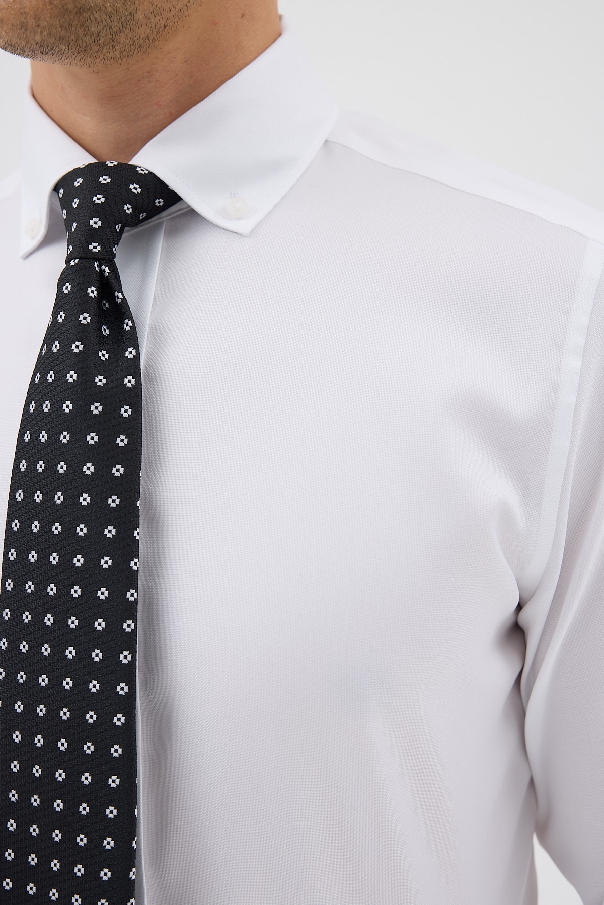 Non Iron Düğmeli Yaka Oxford Comfort Fit Erkek Gömlek