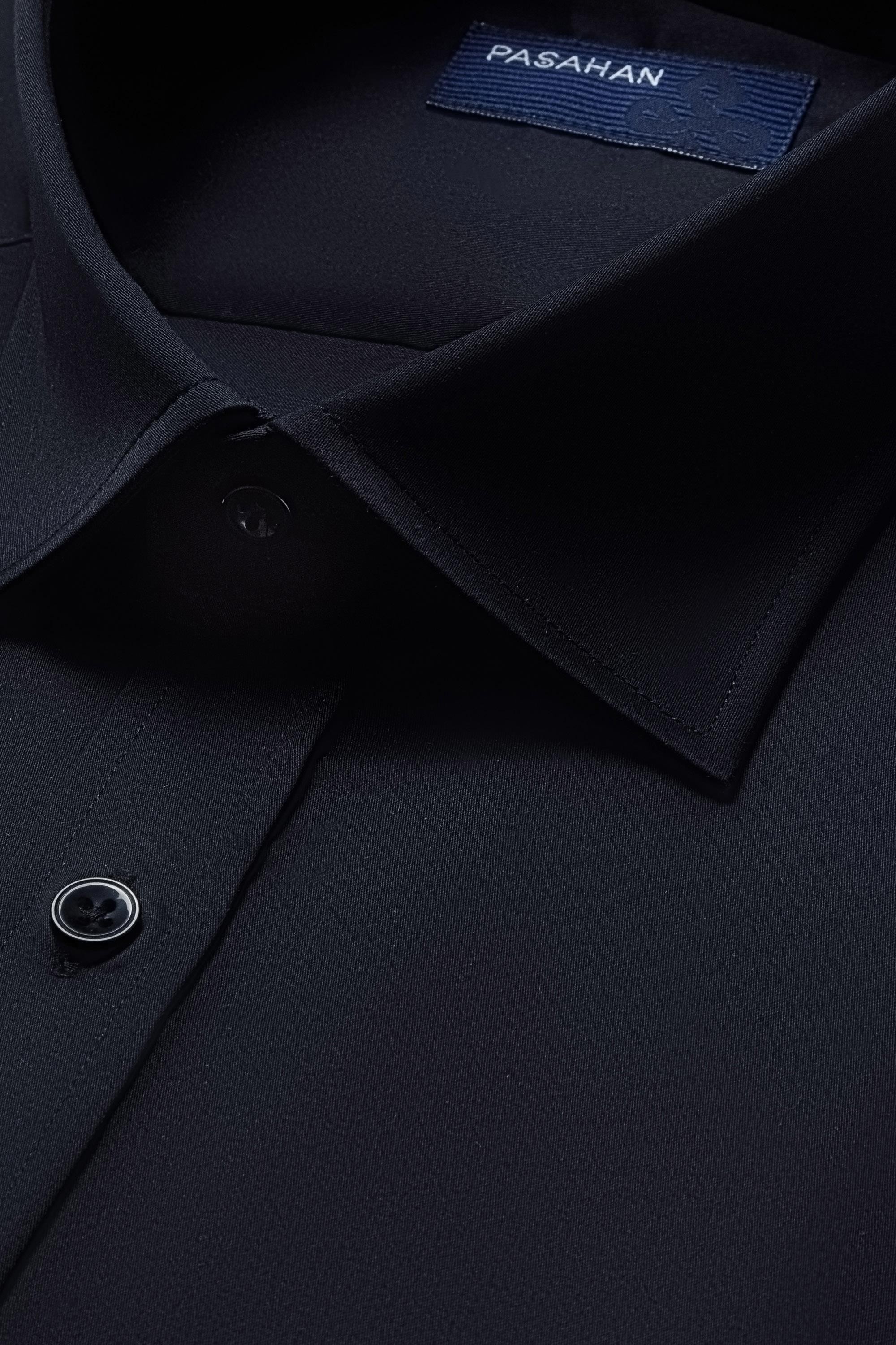 Klasik Slim Fit Gömlek - Siyah