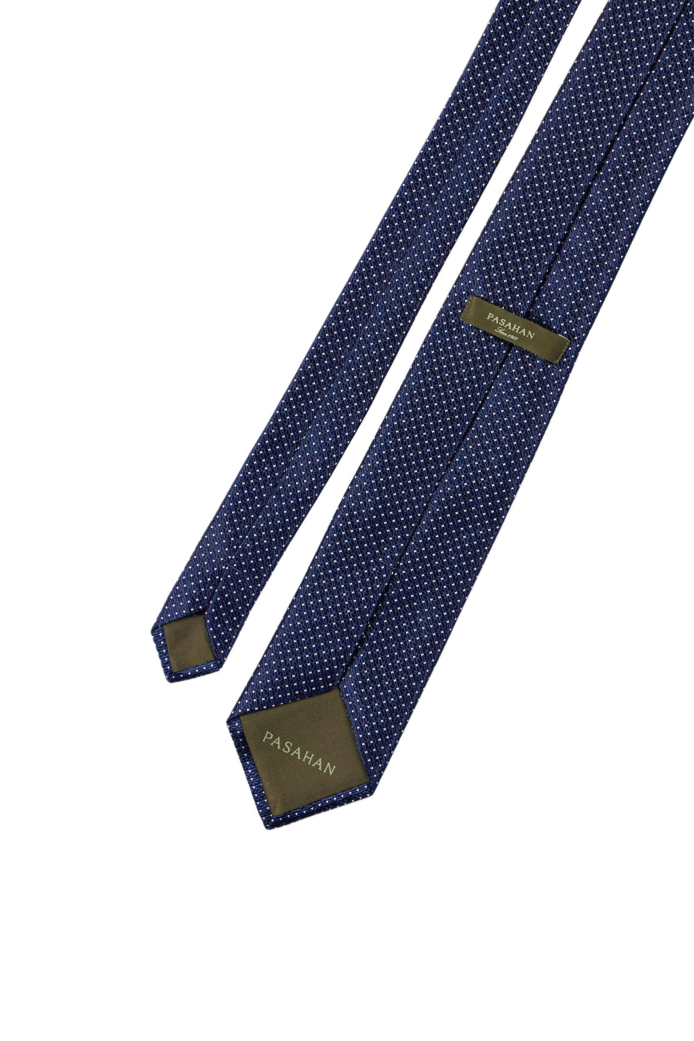 Mini Kare Desenli Kravat