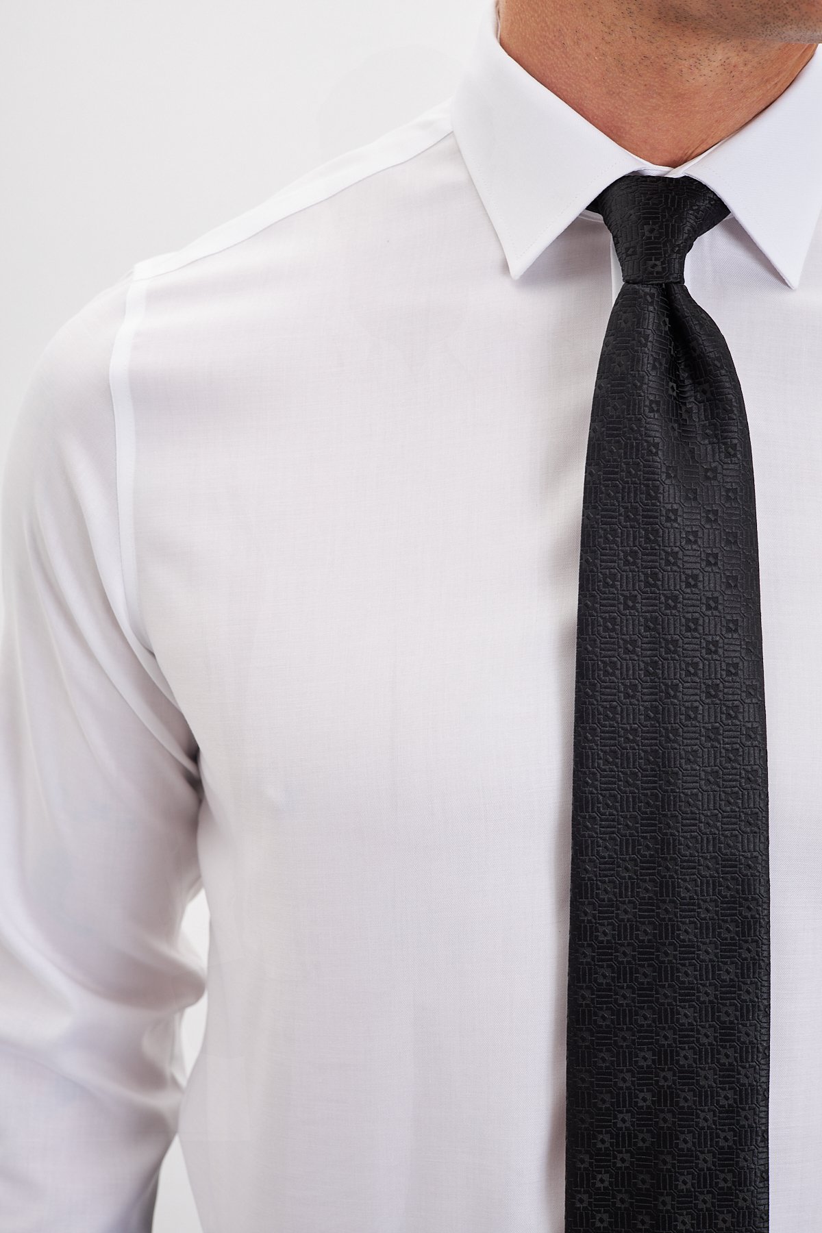 Ütü Gerektirmeyen %100 Pamuk Non Iron Klasik Yaka Erkek Gömlek