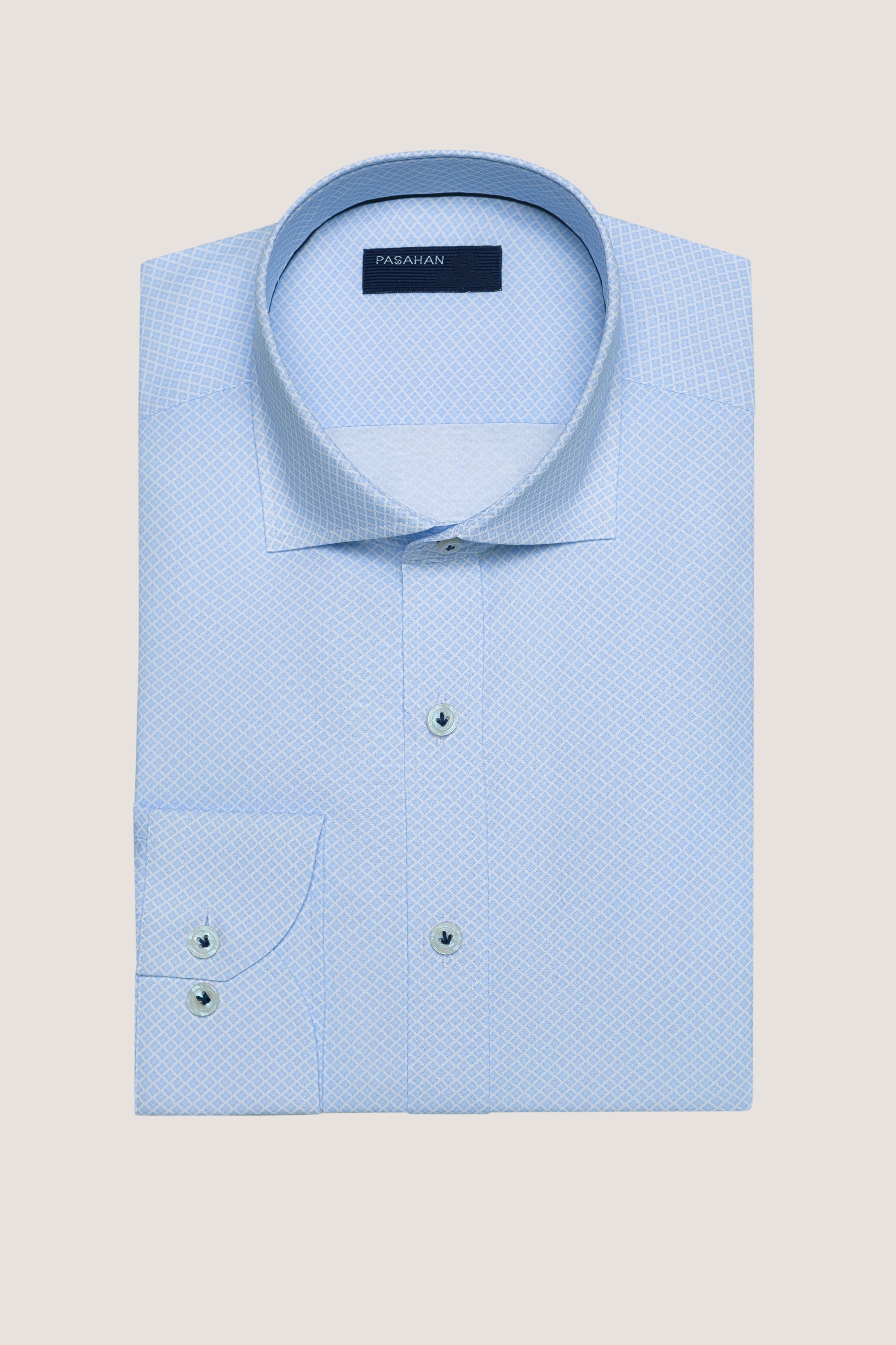 Klasik Desenli Slim Fit Gömlek