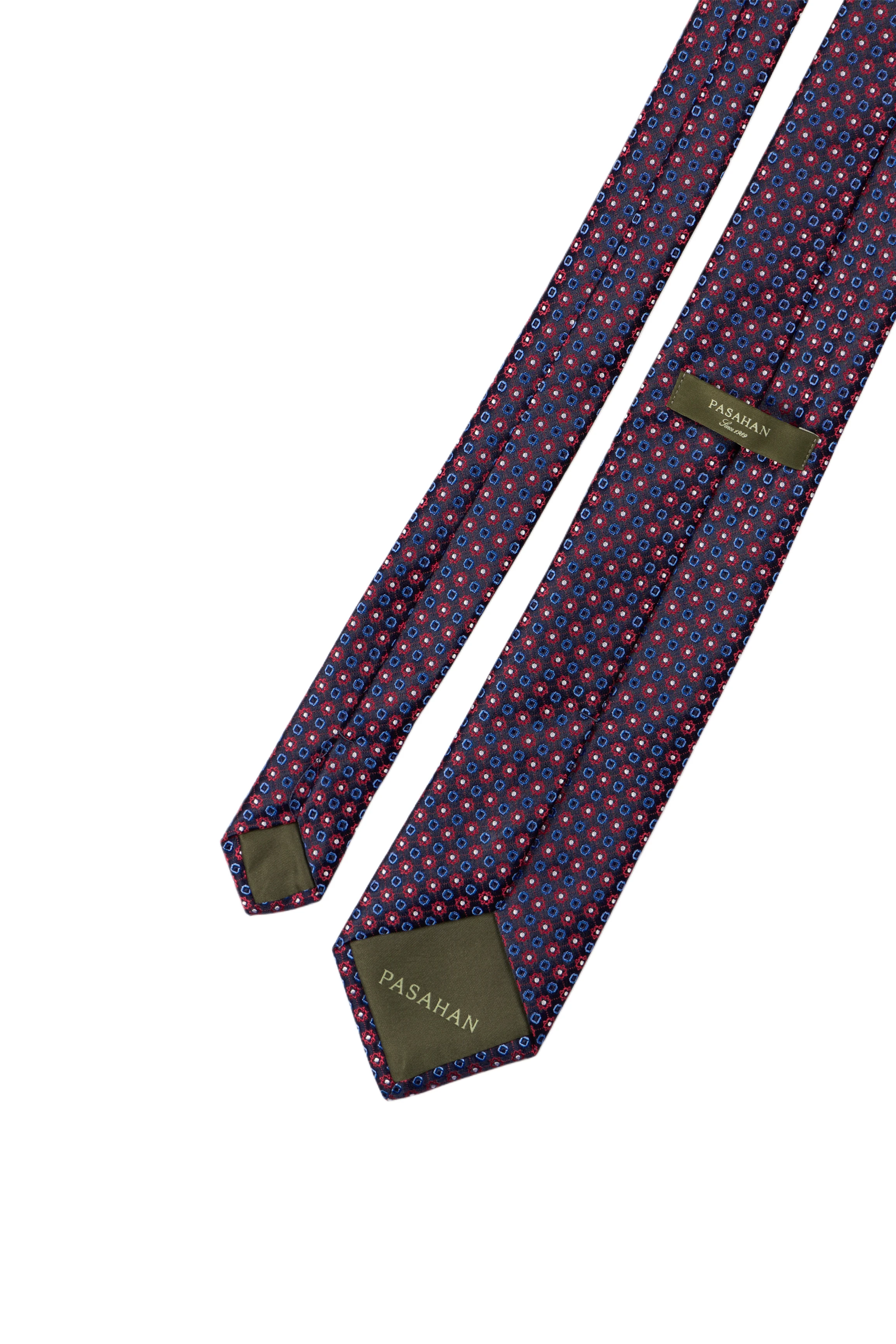 Mikro Madalyon Desenli Kravat