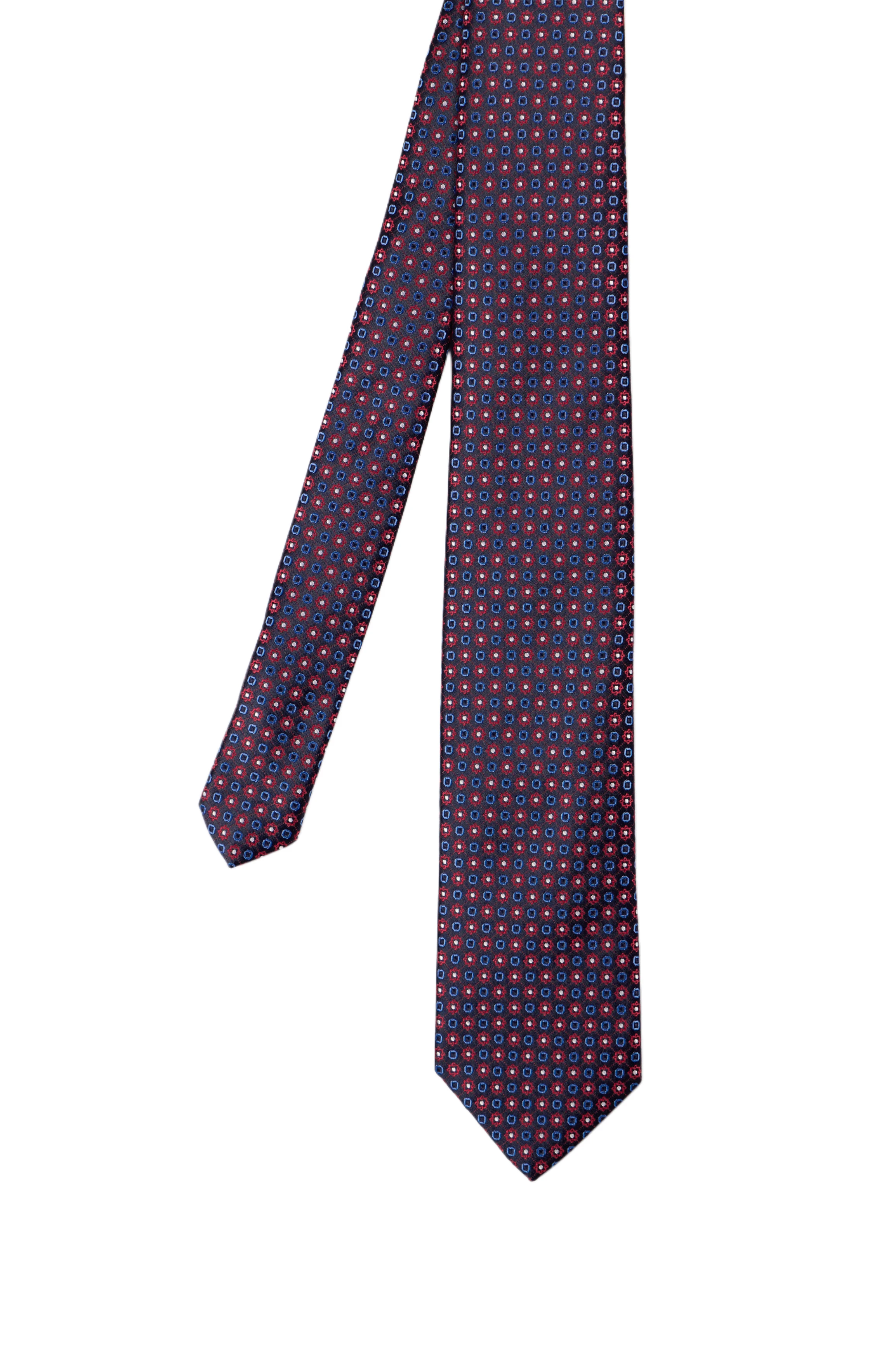 Mikro Madalyon Desenli Kravat