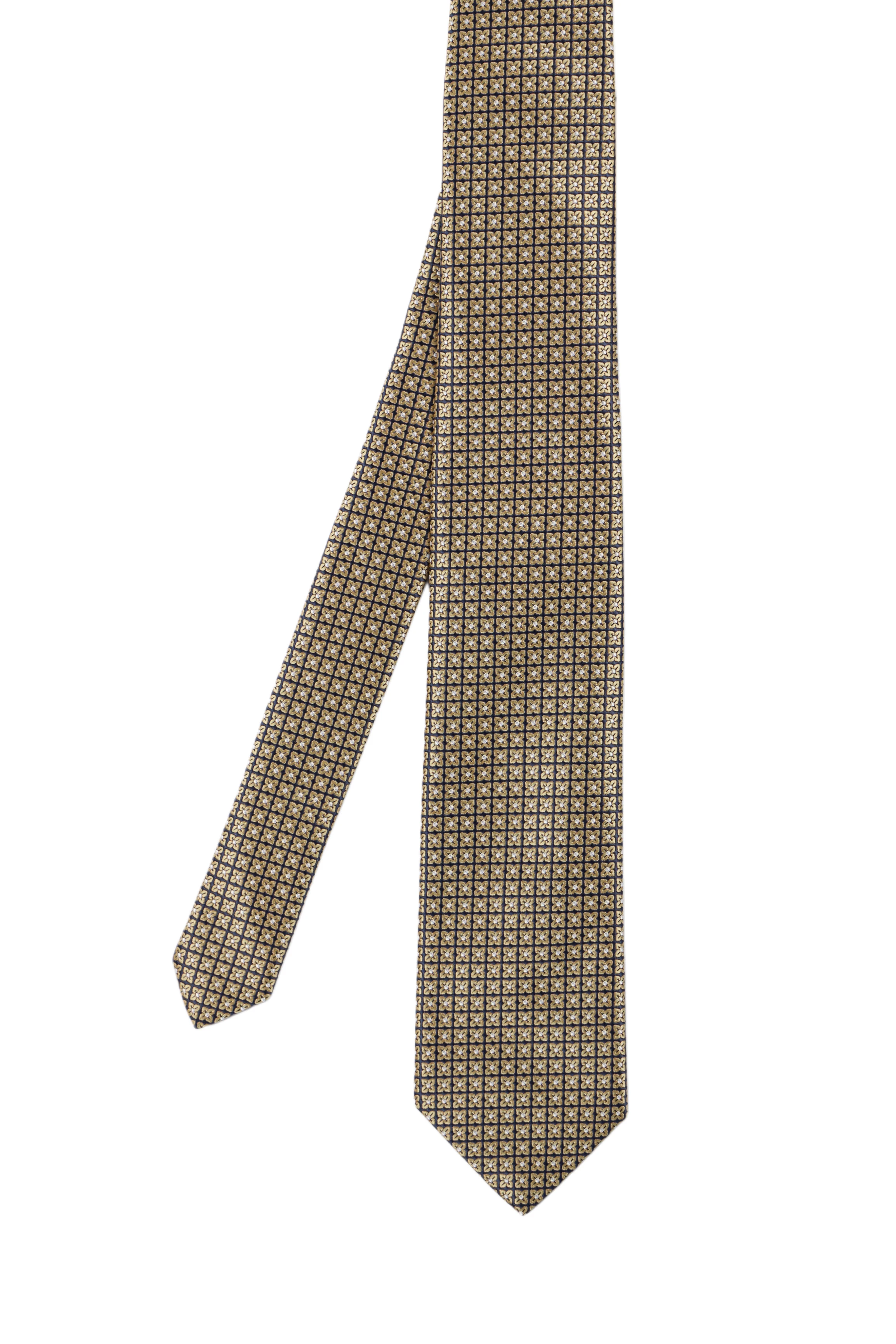 Yoğun Çiçek Desenli Kravat