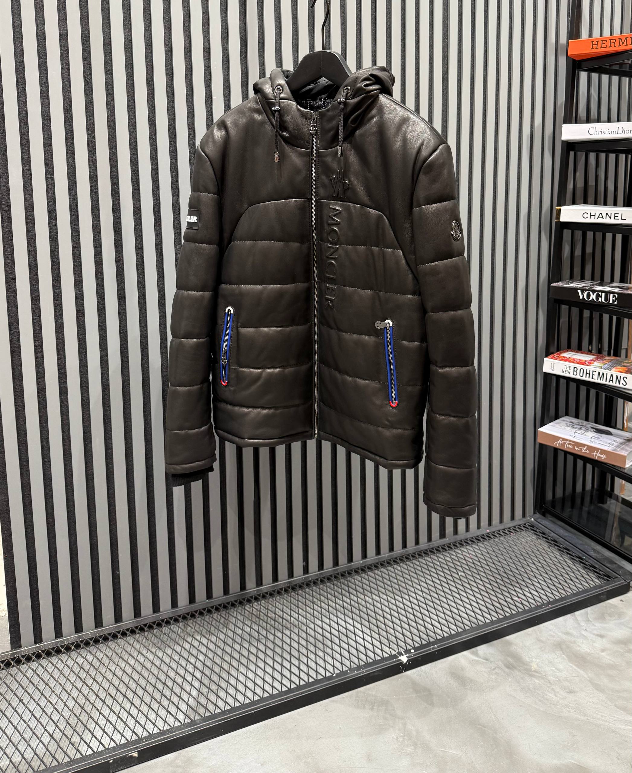 M Luxury Leather Coat