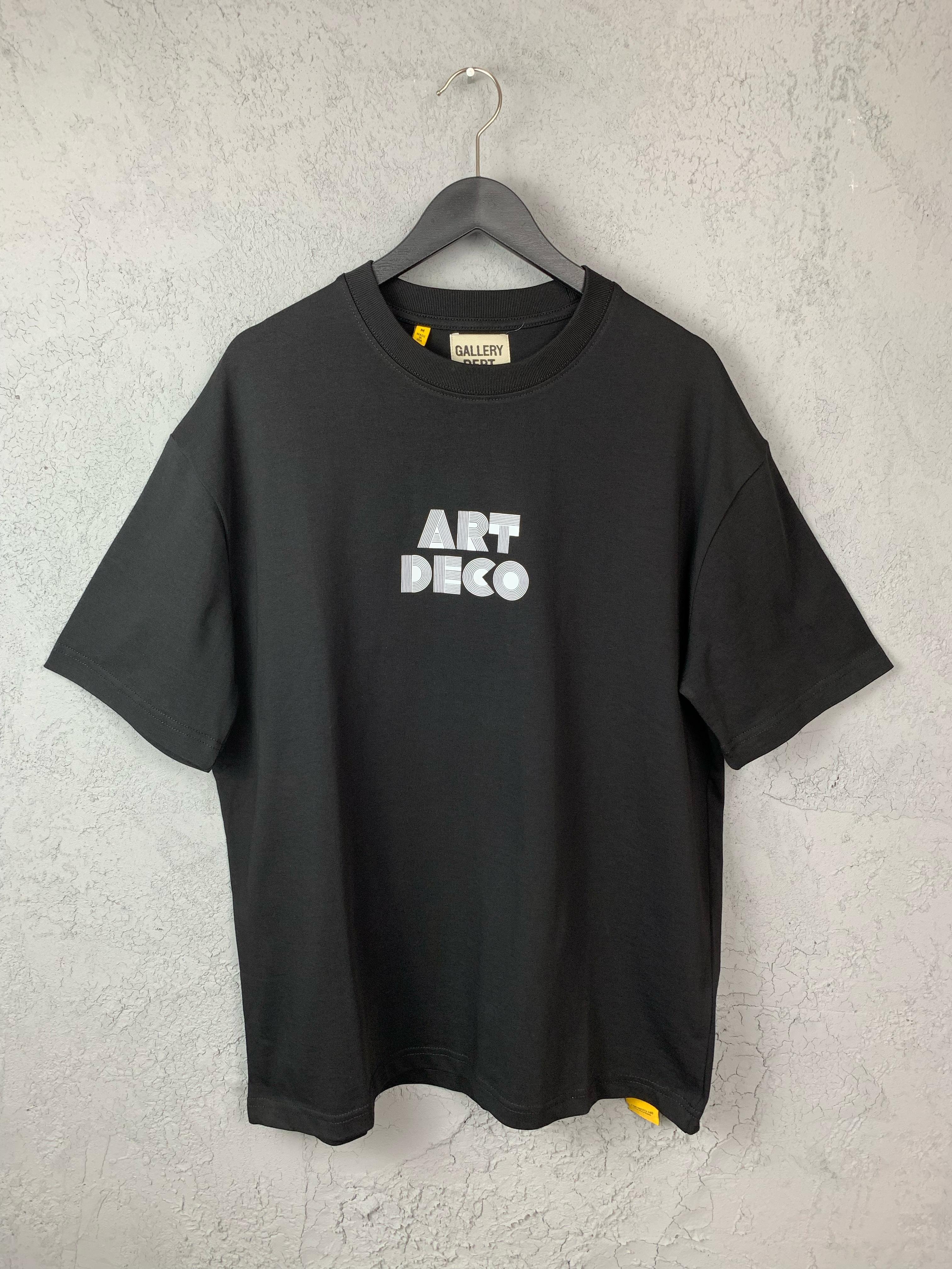 GD Luxury Printed Black & White T-shirt - Black