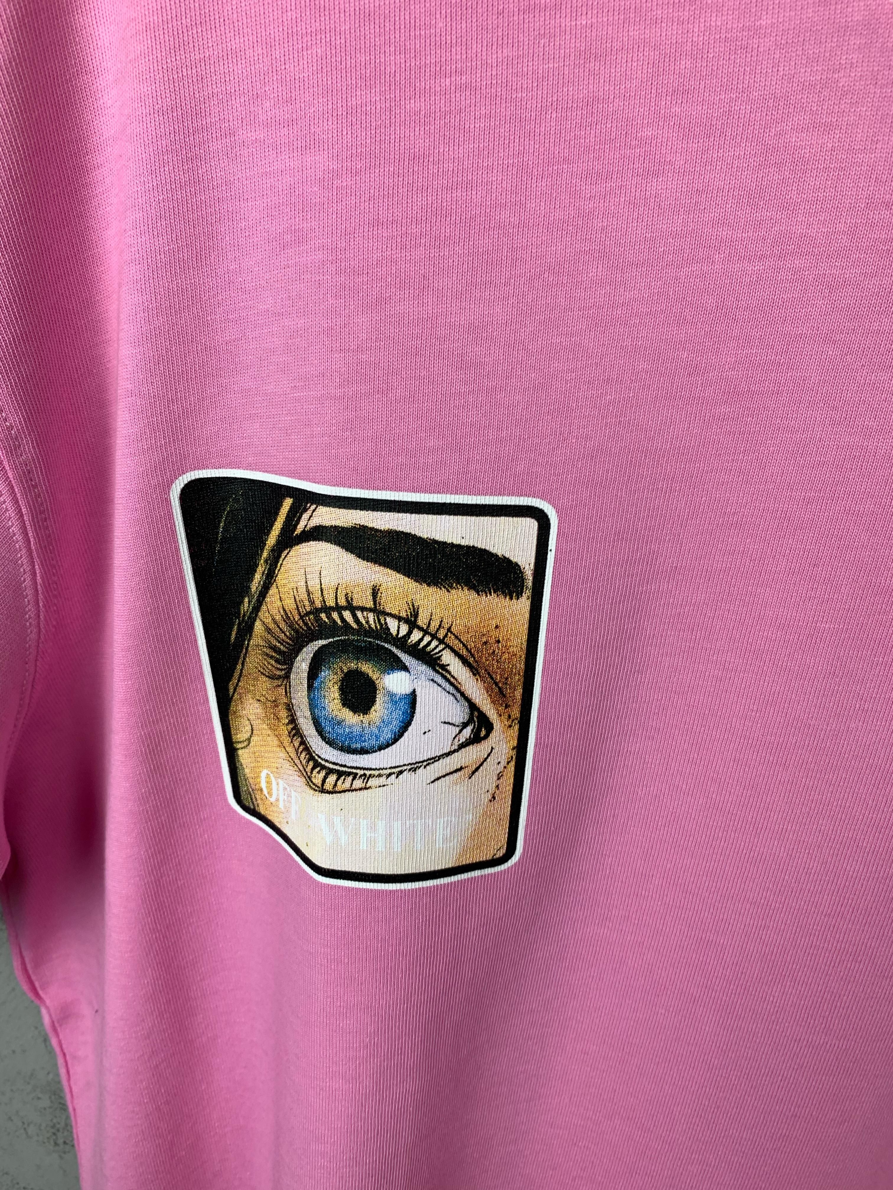 O-W Luxury Printed Pink T-shirt