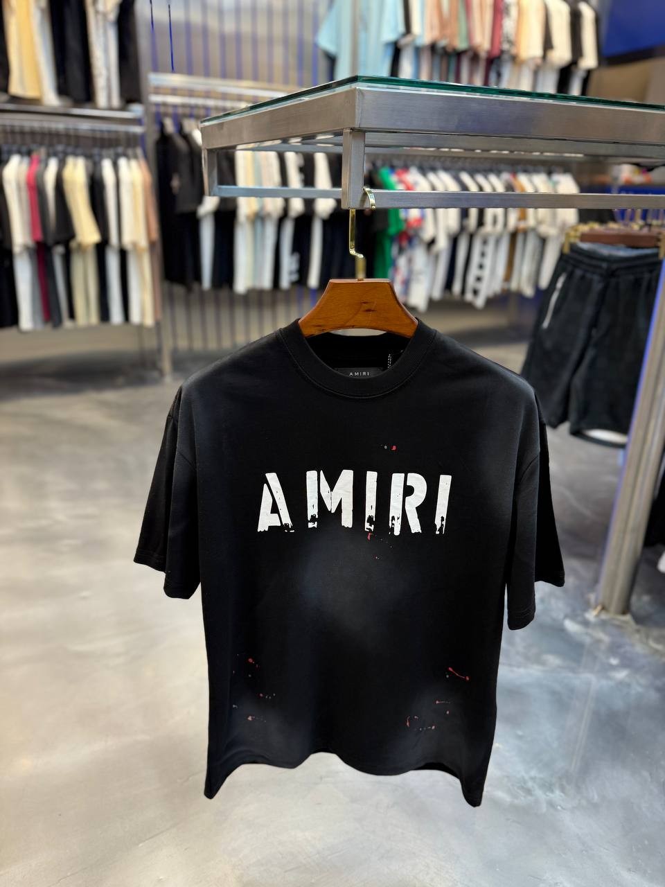 A Luxury Dream Arts Printed Black & White T-Shirt - Black