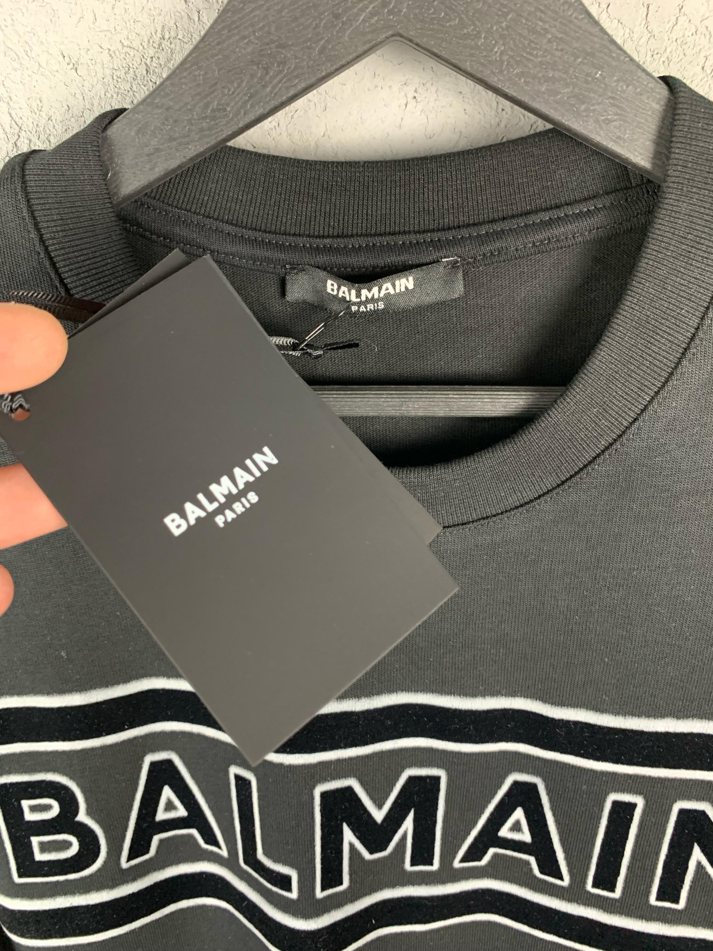 BL Luxury Lettering Printed Black & White T-shirt