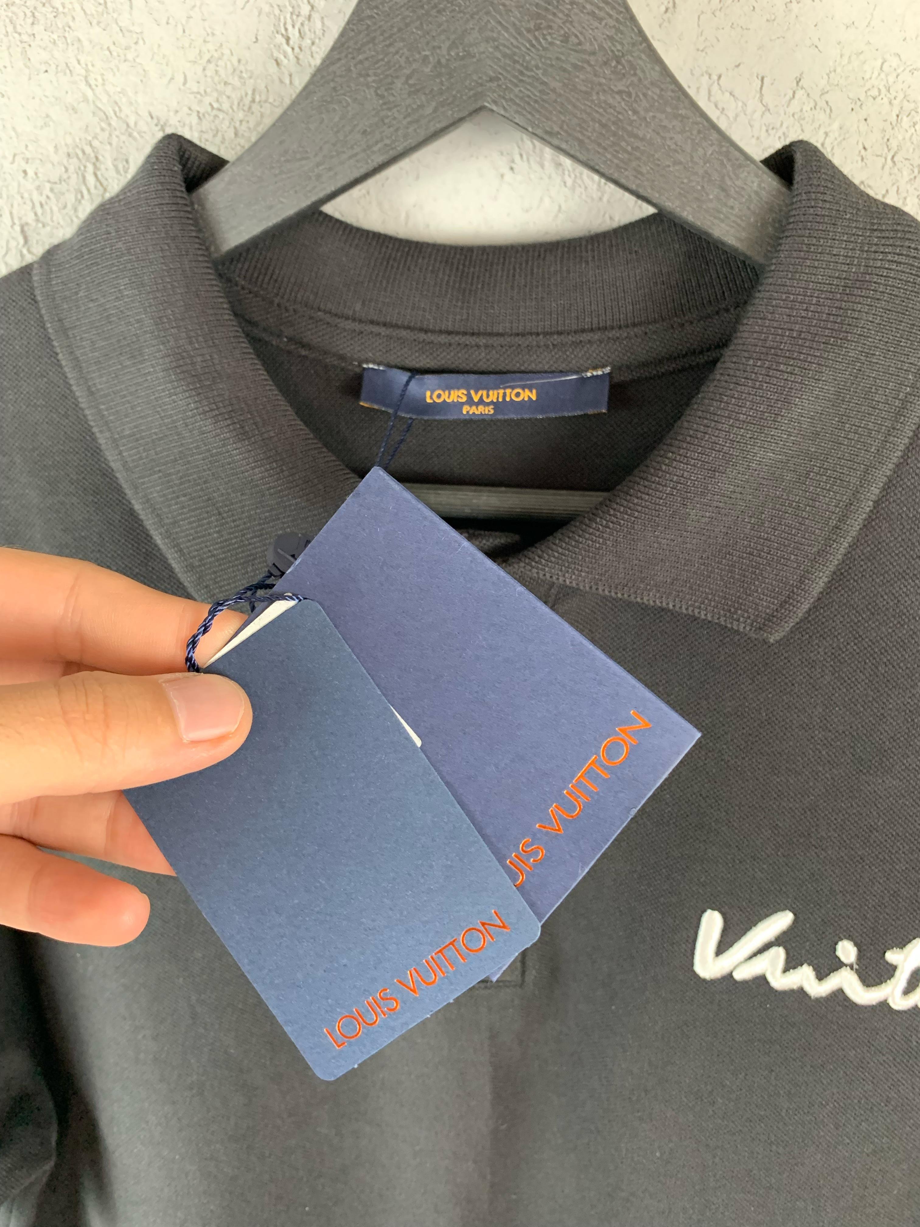 L Luxury Embroidery Detailed Polo T-shirt