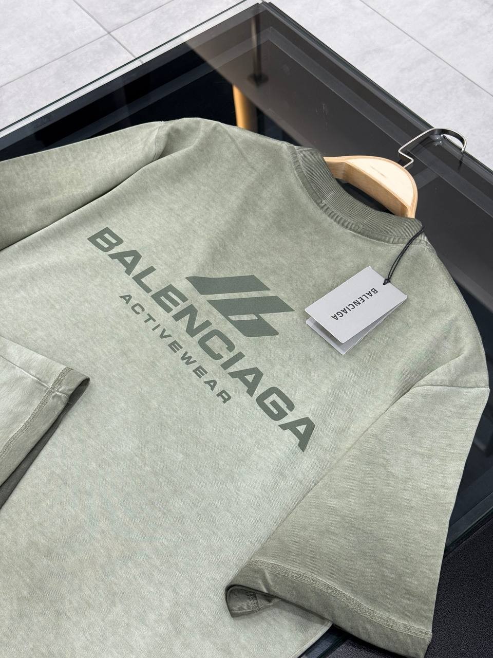 BB Luxury Special Wash Fabric Gray T-shirt