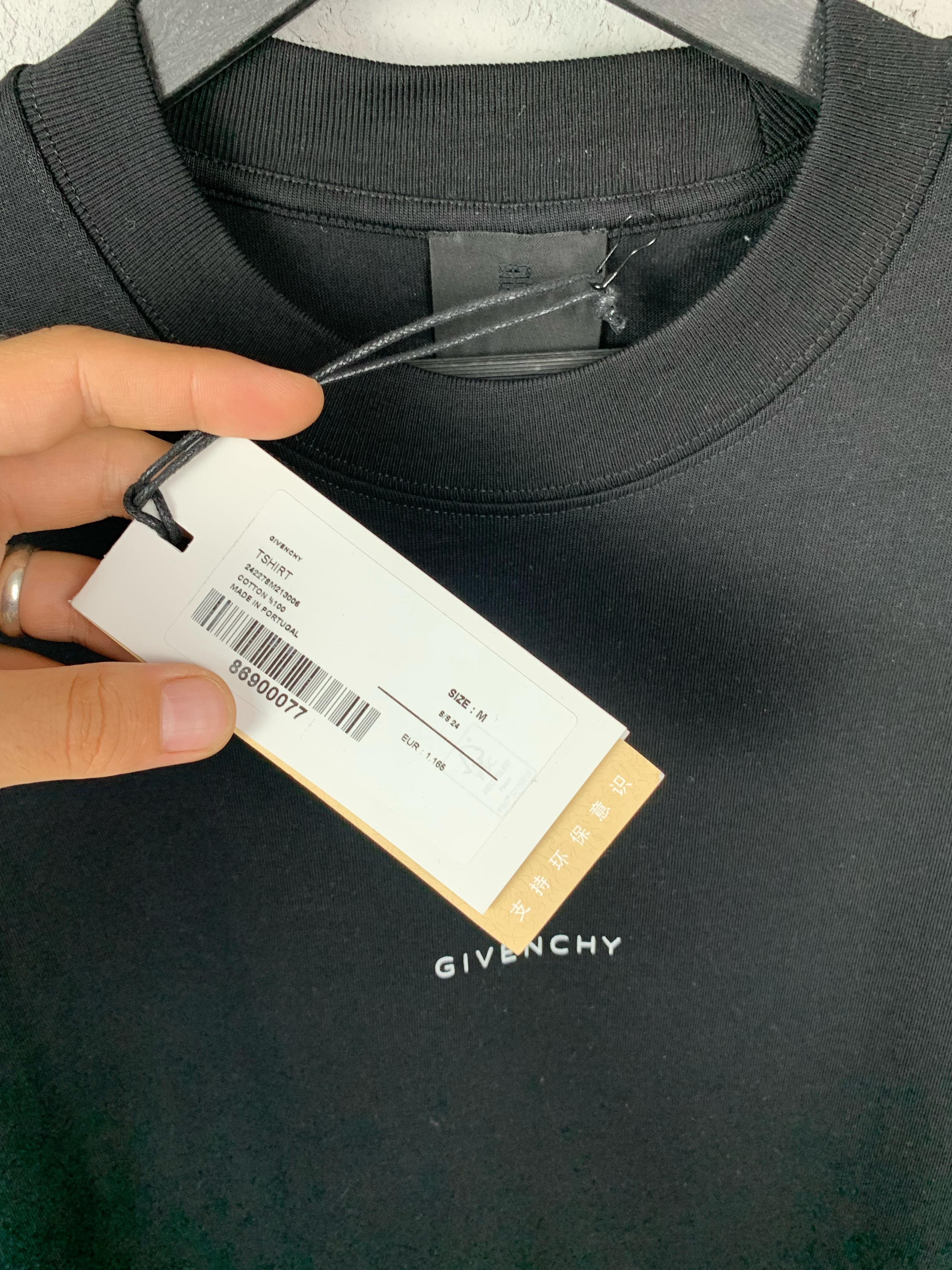 GY Luxury Special Print Black T-shirt