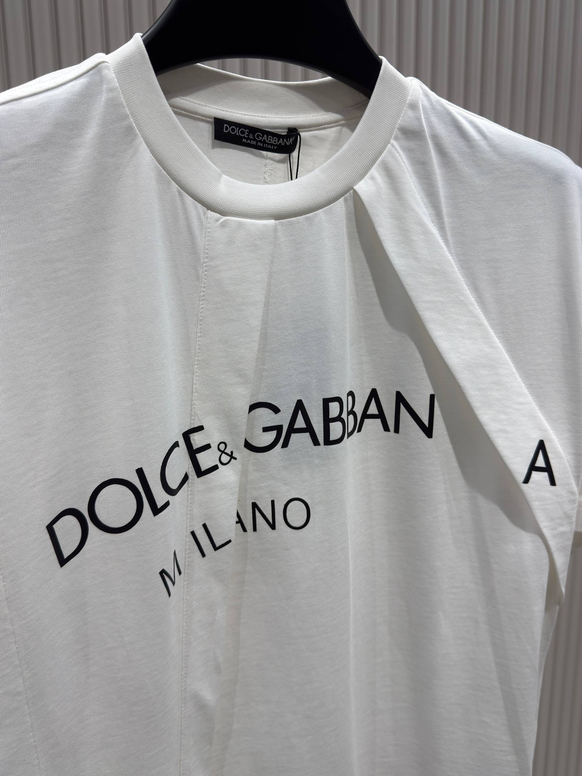 Dg Luxury Pleat Detailed T-shirt