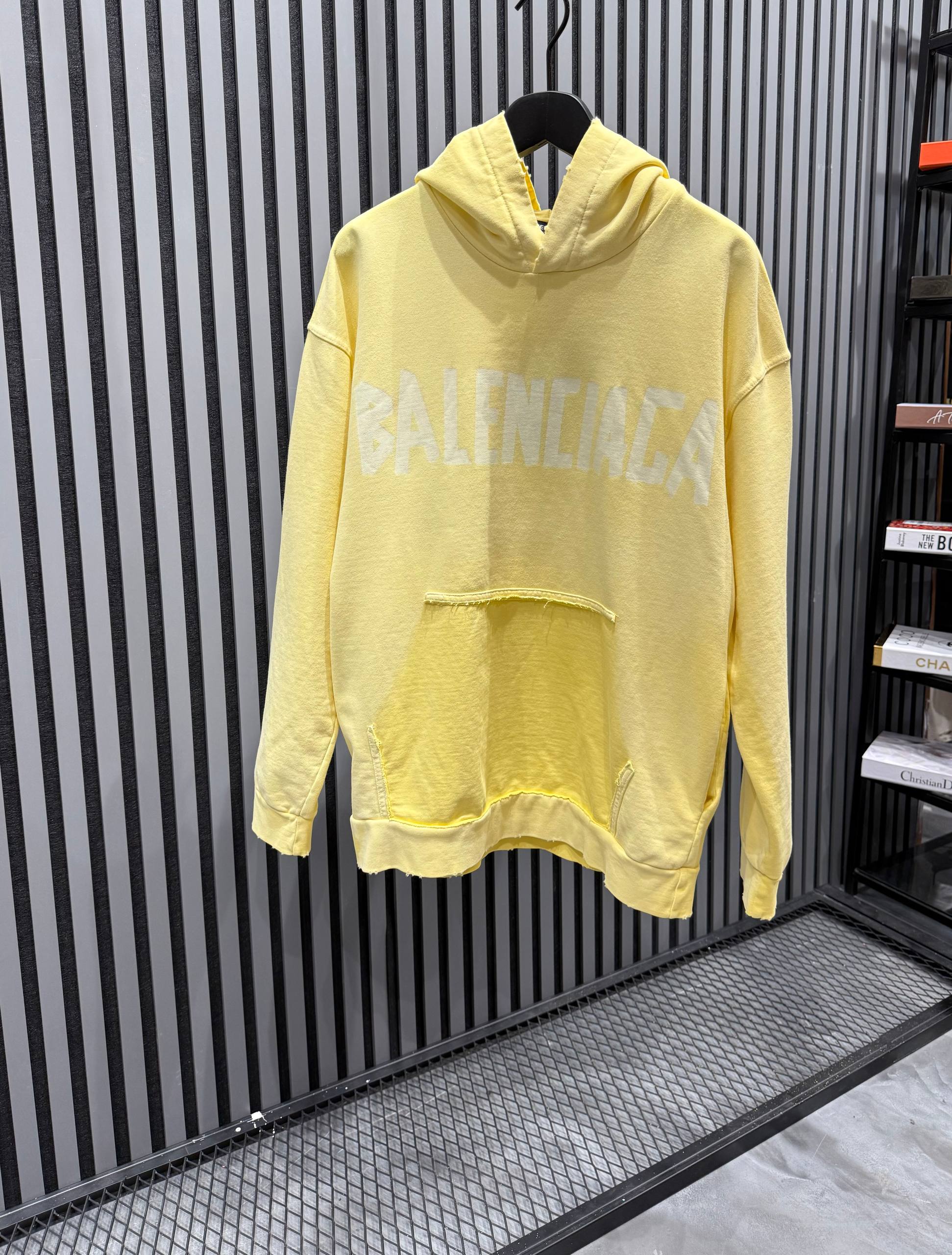 BB Luxury Printed Hoodie - Yellow