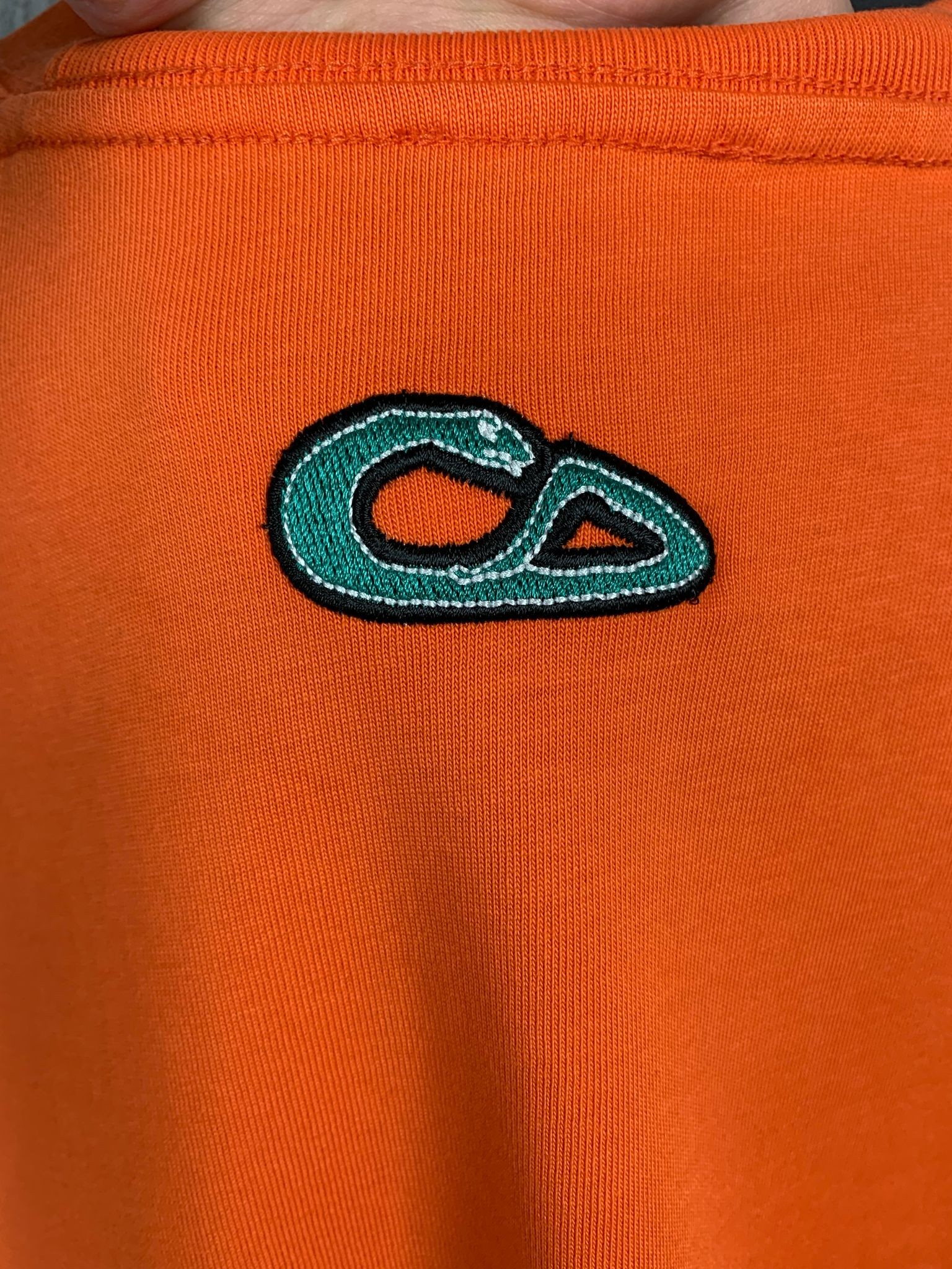 CD New Season Luxury Snake White&Orange T-Shirt