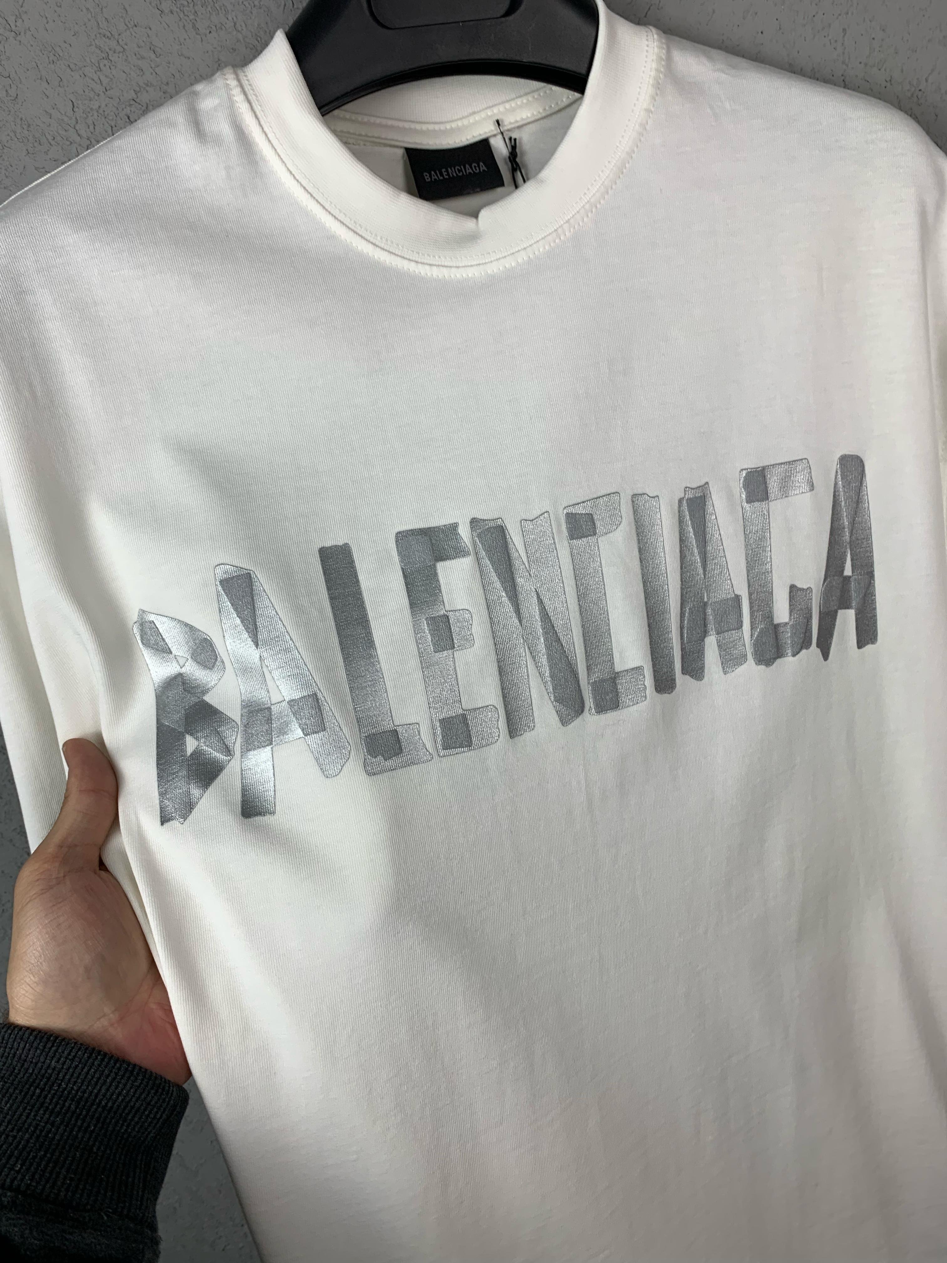 BB Tape Look Printed T-shirt - White