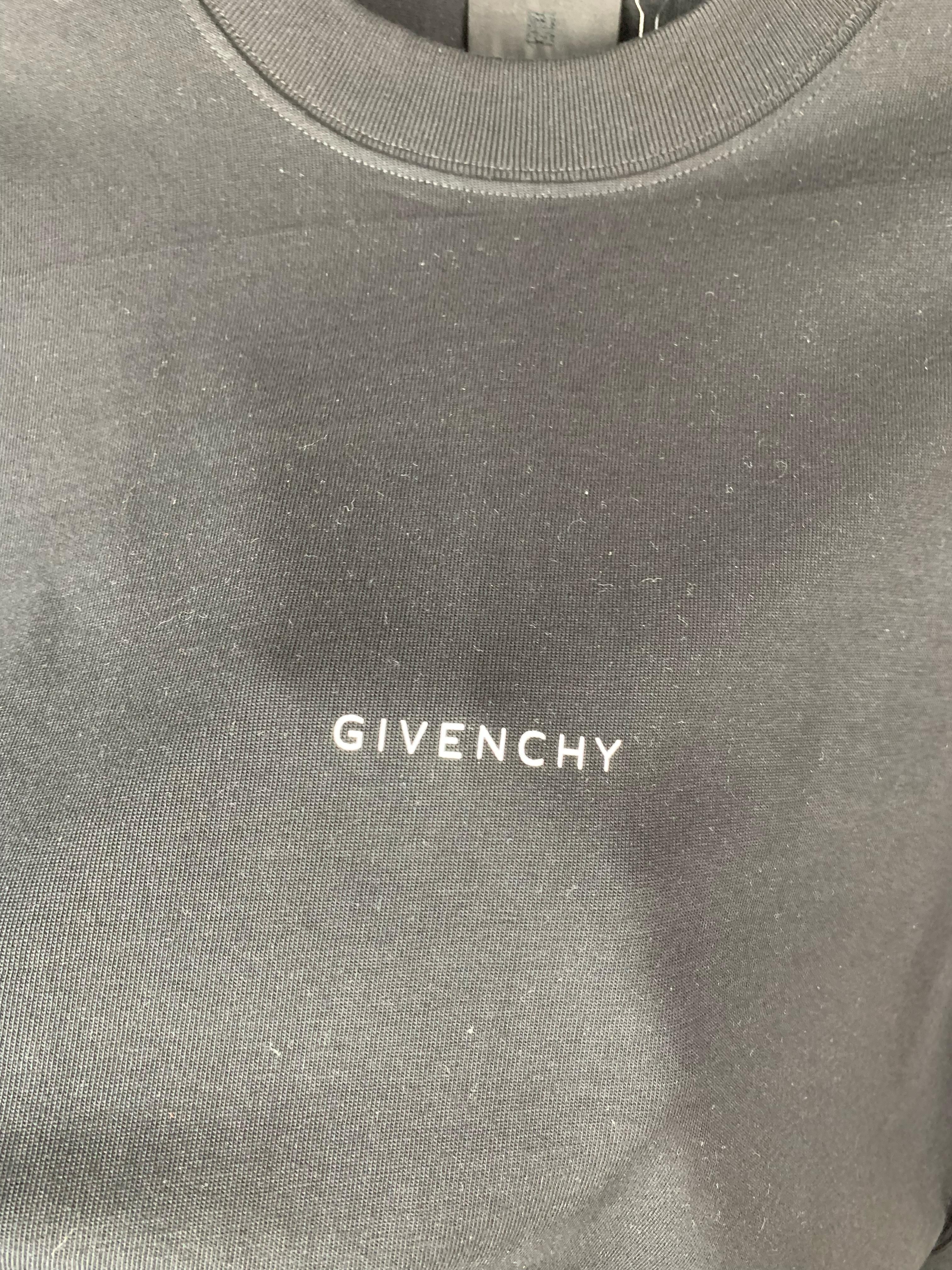 GY Luxury Special Print Black T-shirt