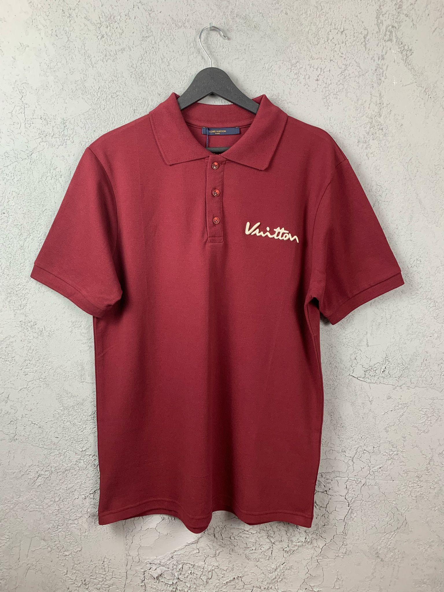 L Luxury Embroidery Detailed Polo T-shirt