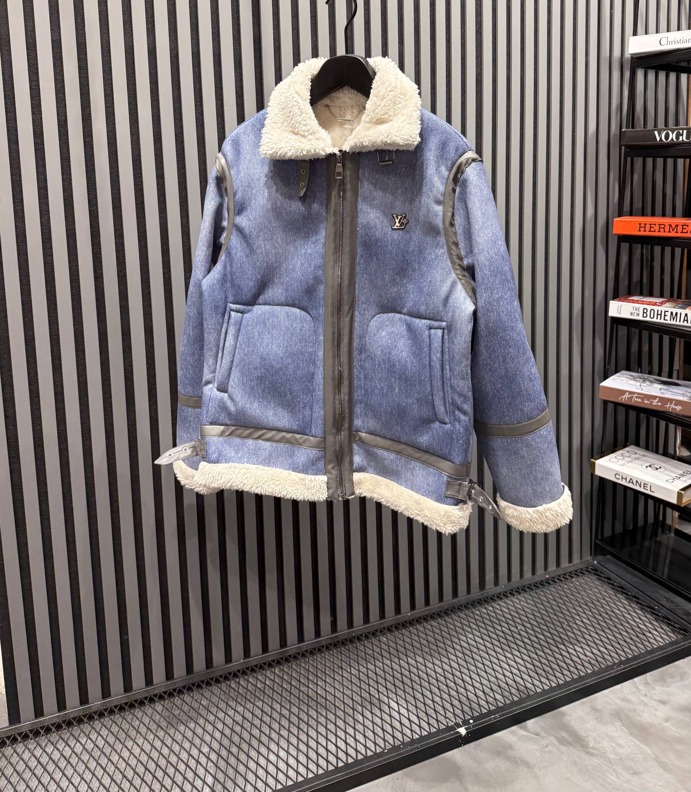 L Luxury Blue Jacket