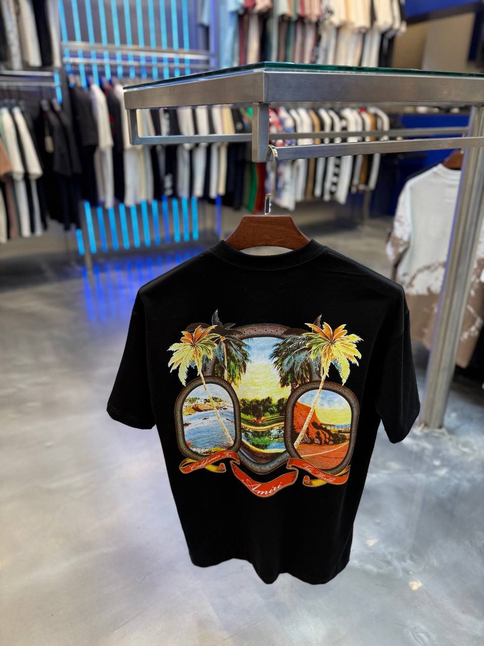 A Luxury Paradise Black & White T-shirt - Black