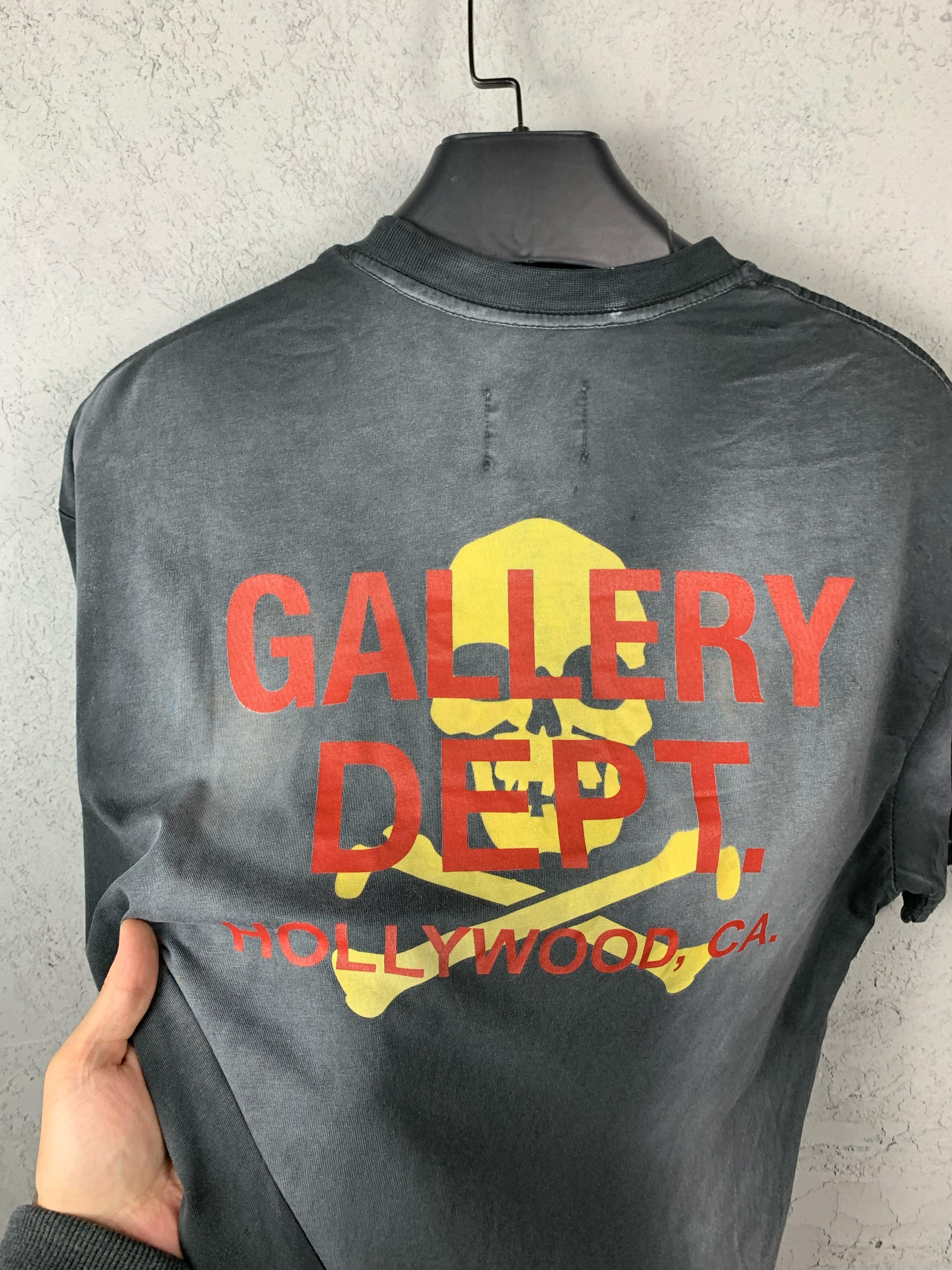 GD Luxury Skull Design Gray T-shirt