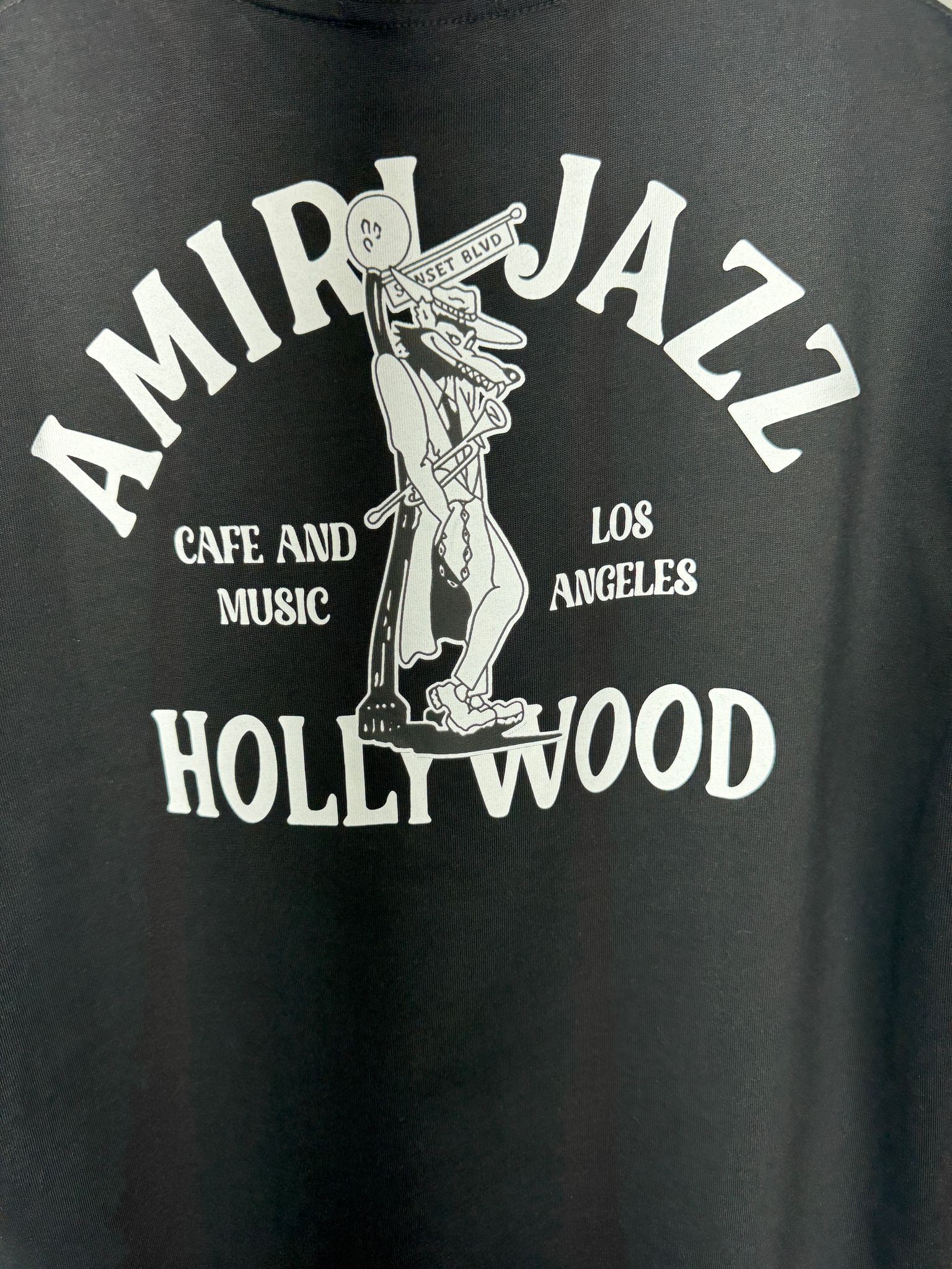 A Luxury ‘Hollywood’ Design Black & White T-shirt