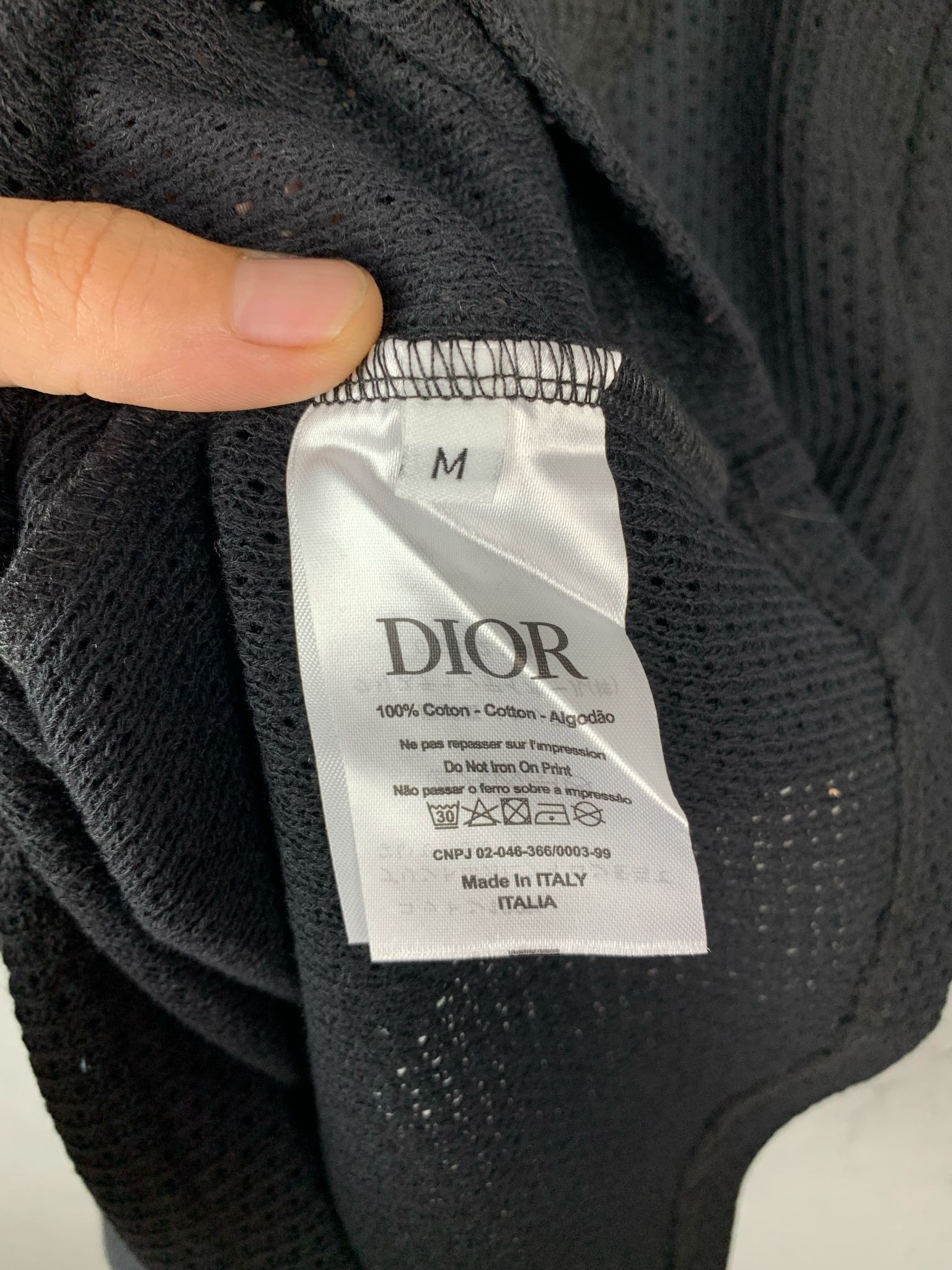 CD Luxury Logo Embroidered Knitwear T-shirt