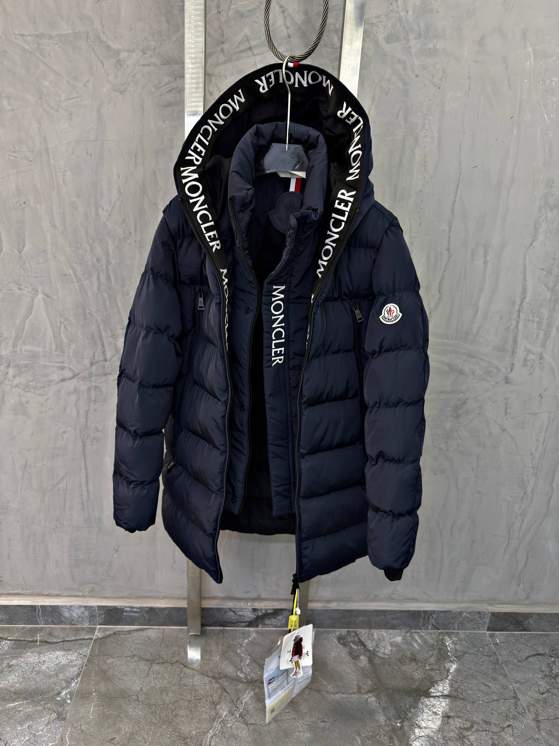 M Luxury Coat with Vest - Dark Blue