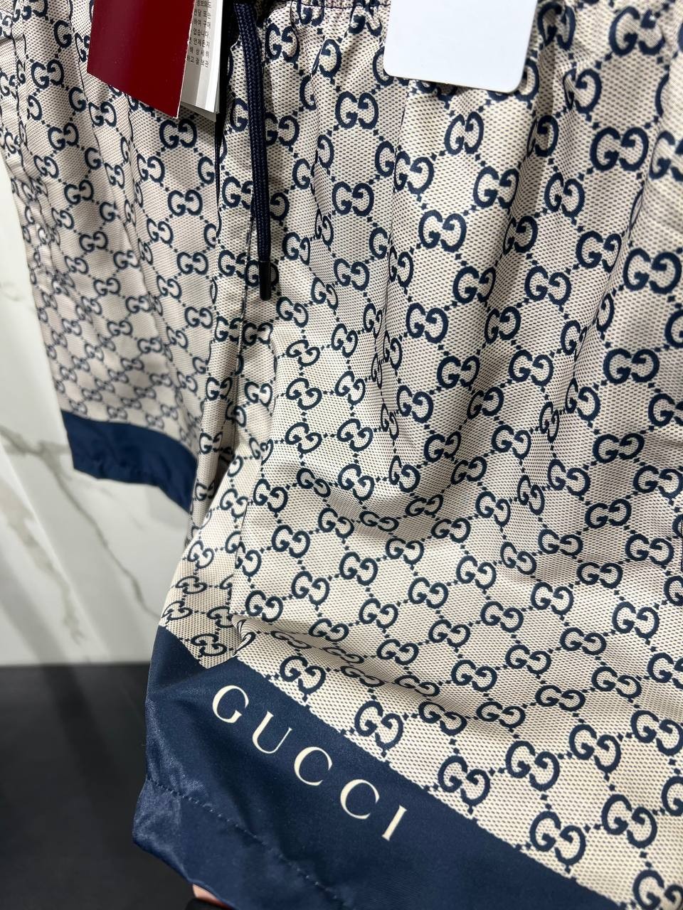 GG Luxury GG Print Swim Shorts