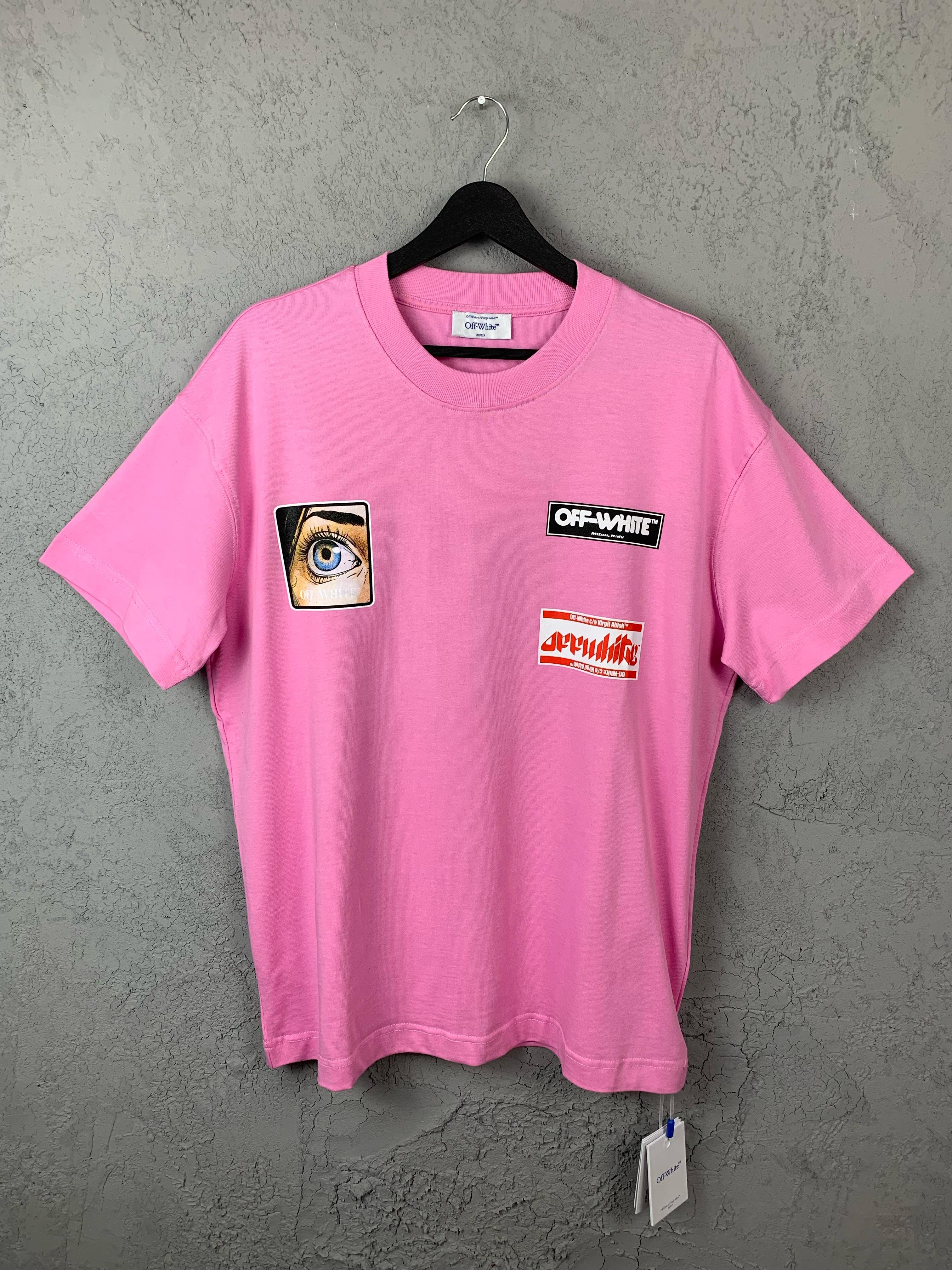 O-W Luxury Printed Pink T-shirt